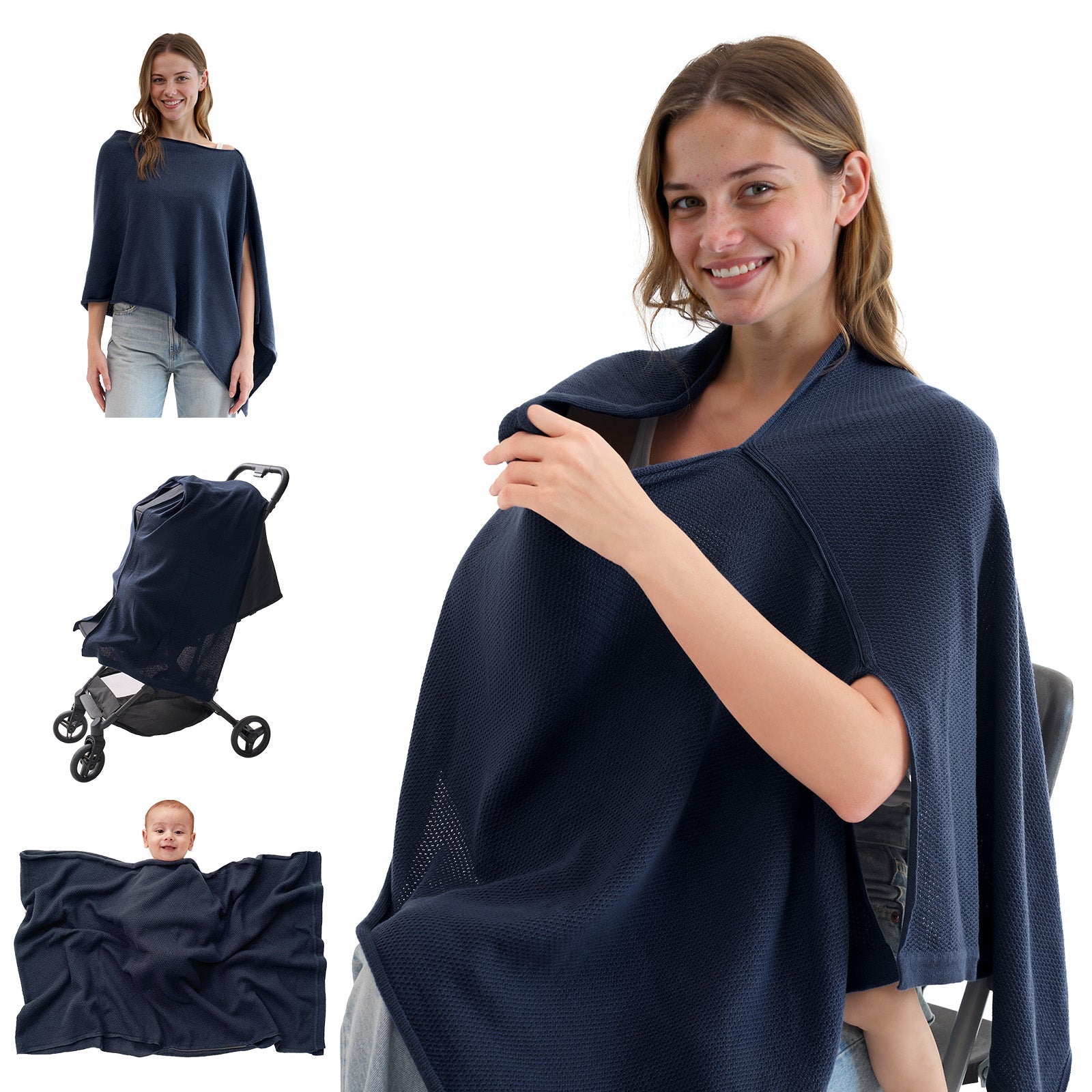 Nursing Cover - Muti-Use Privacy Poncho