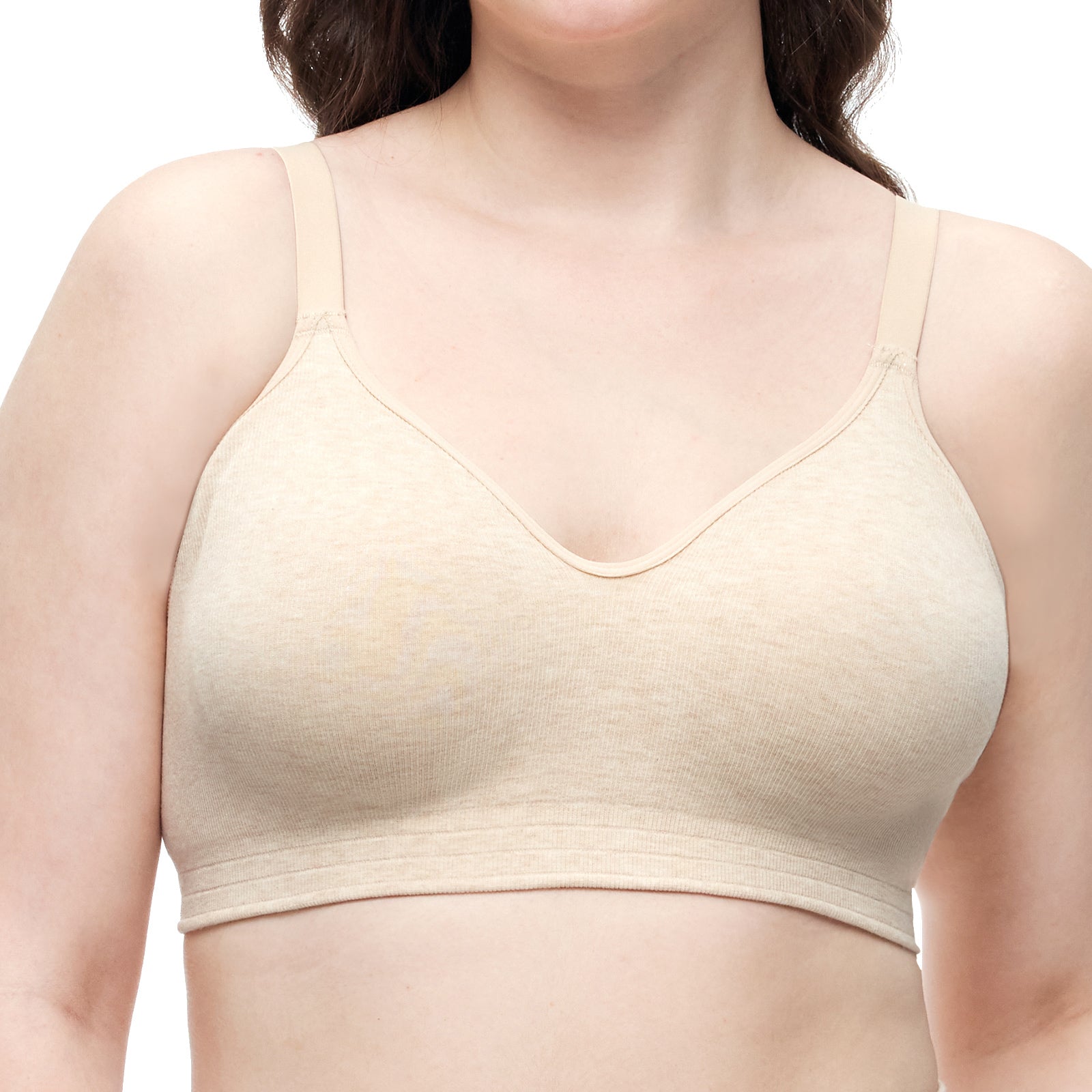 U.S. Cotton Seamless Wireless Everyday Bras