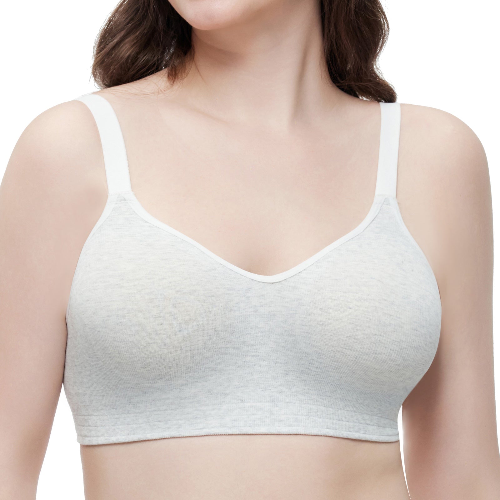 U.S. Cotton Seamless Wireless Everyday Bras