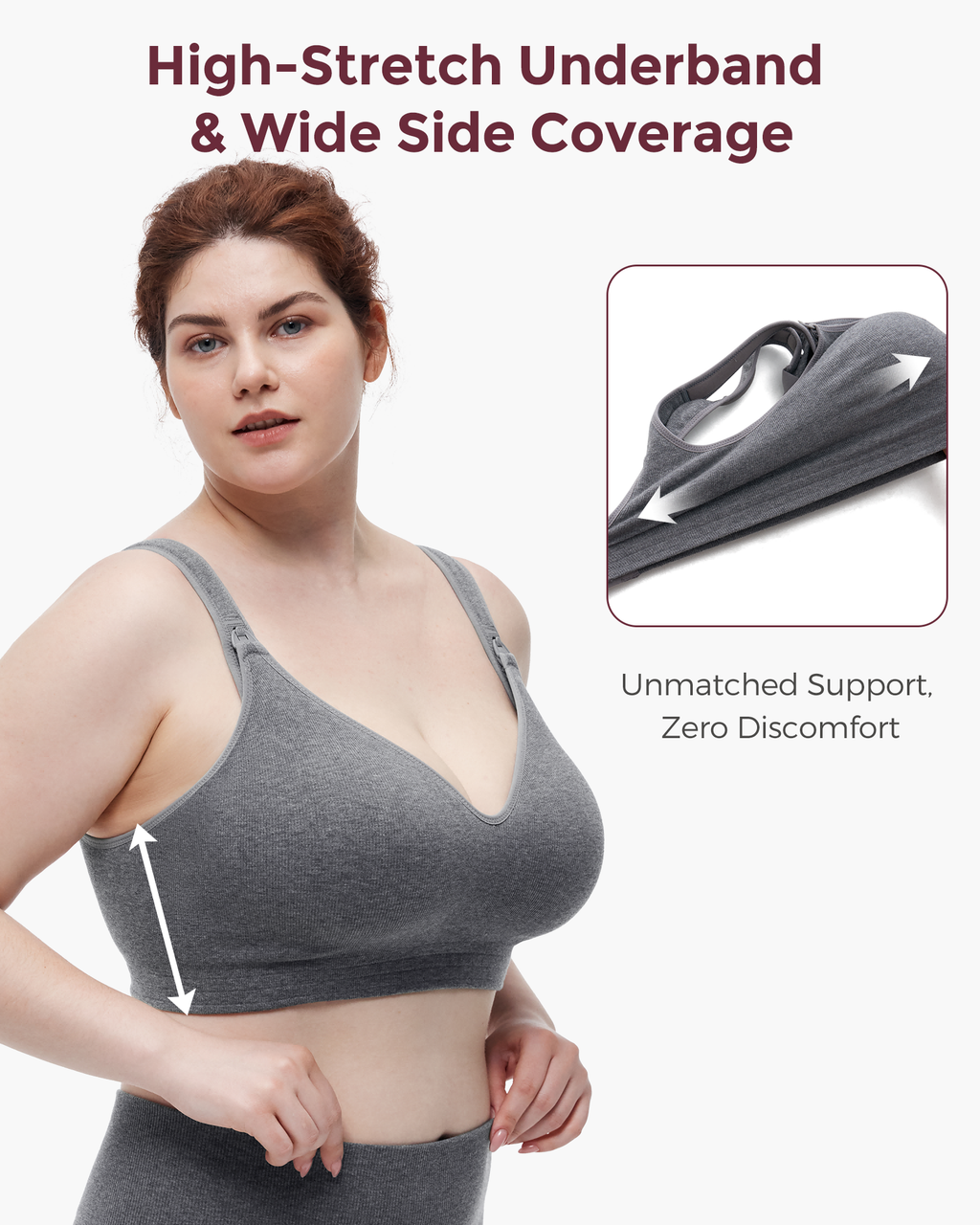 Busty Cotton Nursing Bras