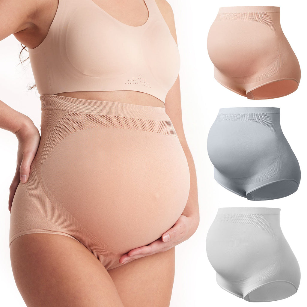 High Waist Pregnancy Seamless Soft Belly Support Panties