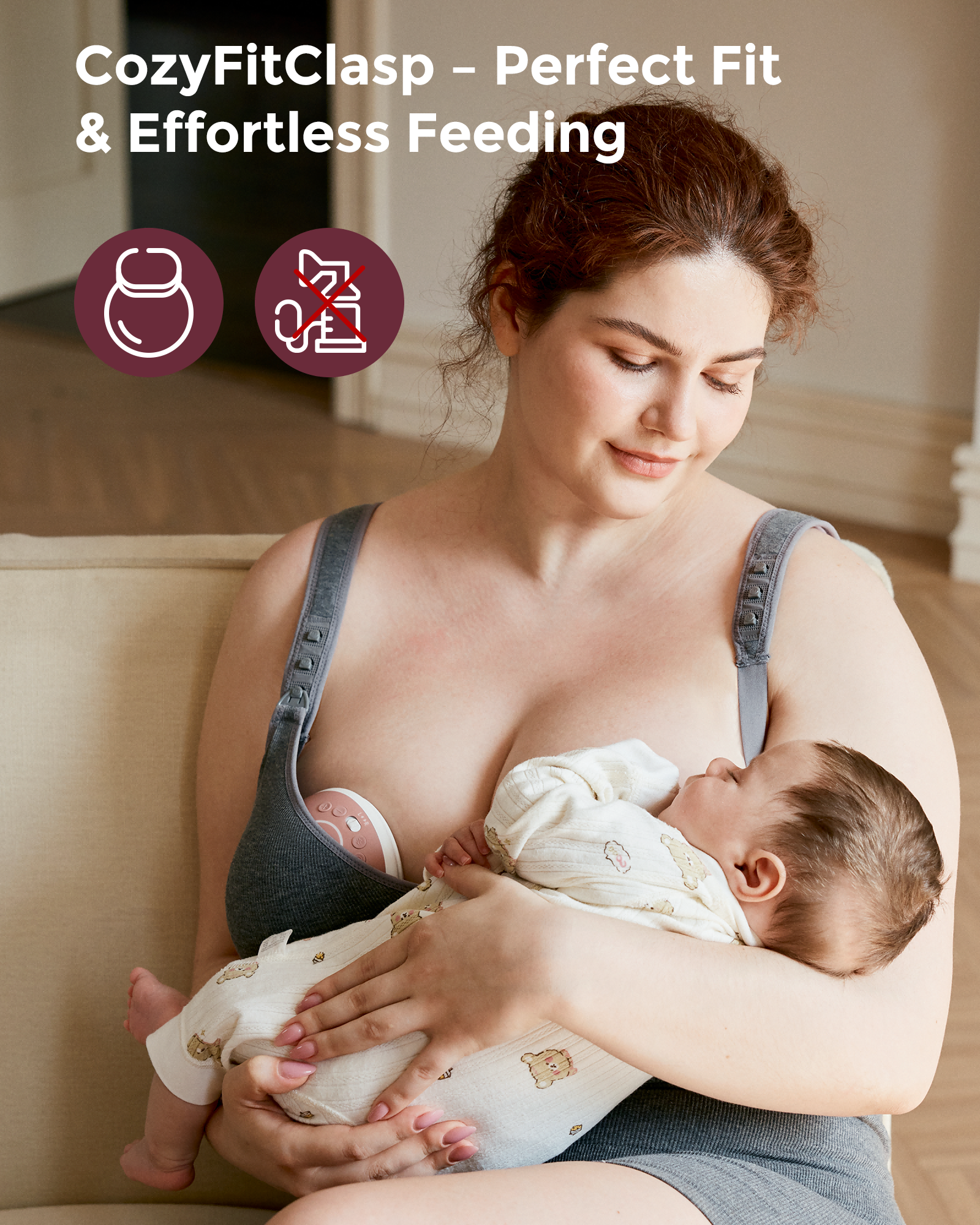 Busty Cotton Nursing Bras