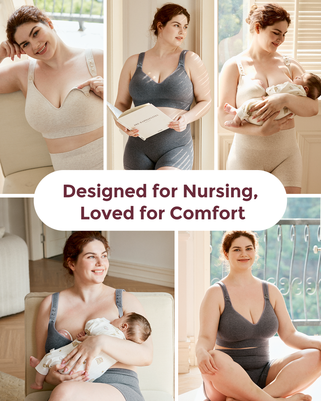 Busty Cotton Nursing Bras