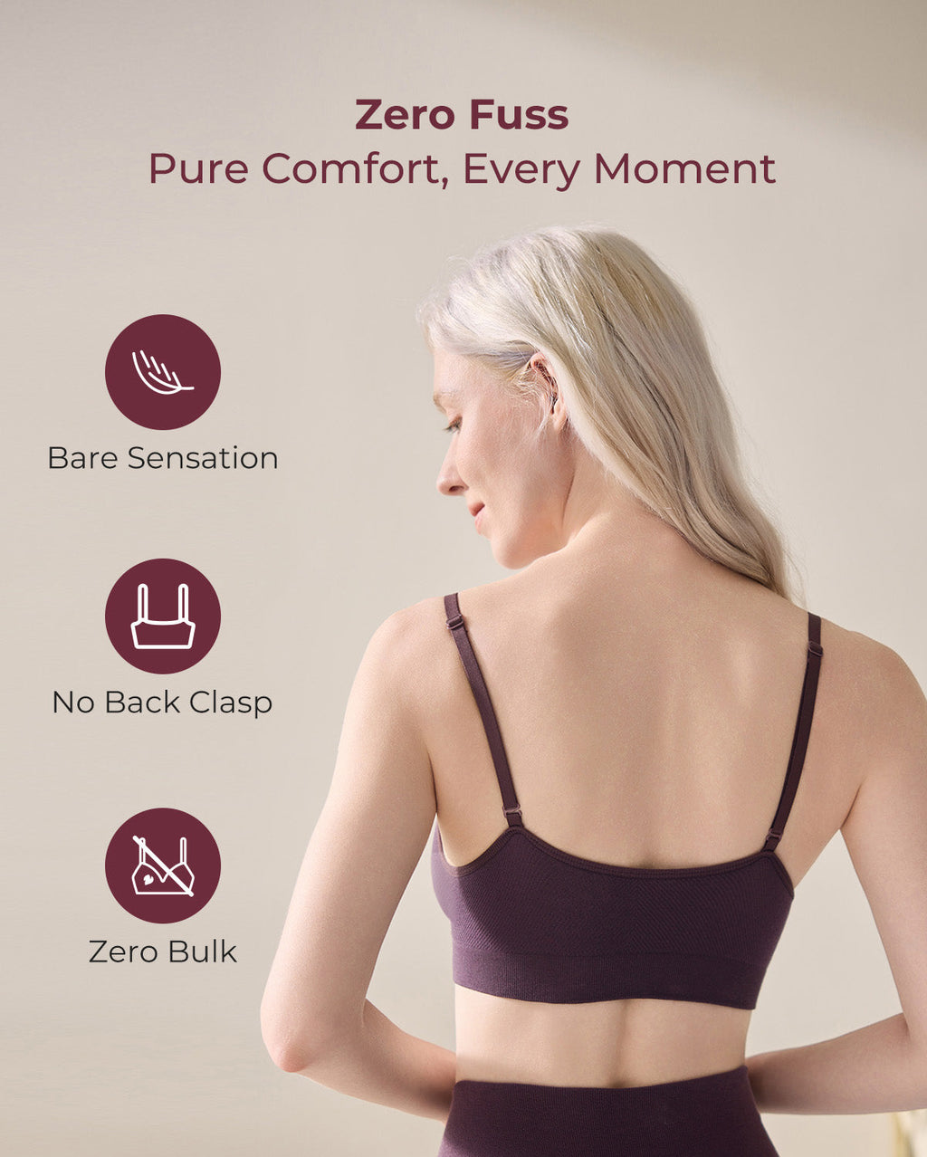 Seamless Sleep Bra - Wireless, Stretchy & Soft