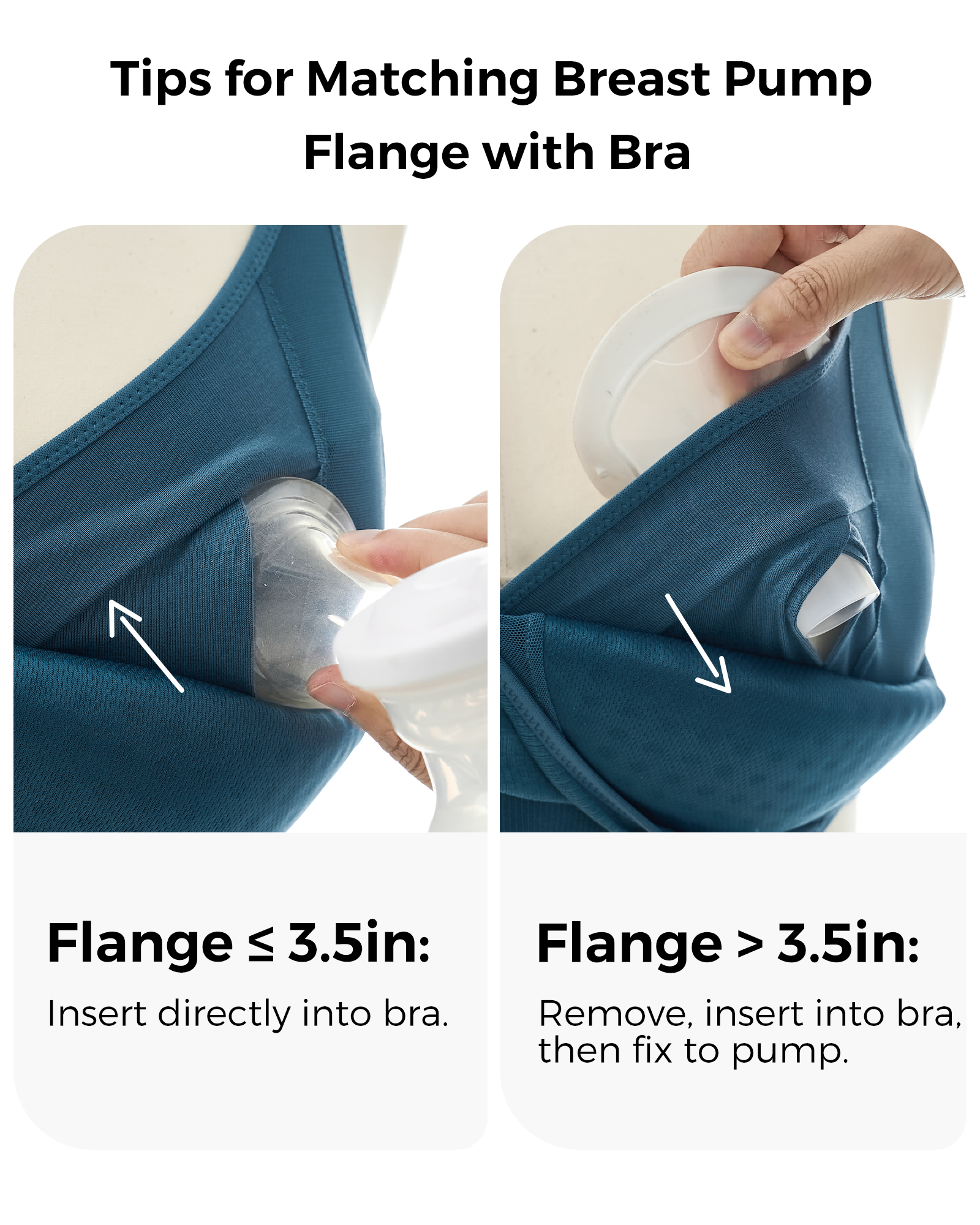 Tencel™ Fabric Seamless Breast Pump Bra