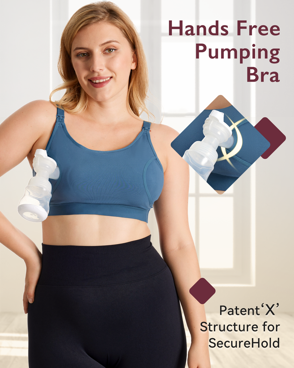 Original Hands-Free Pumping Bra | New Color