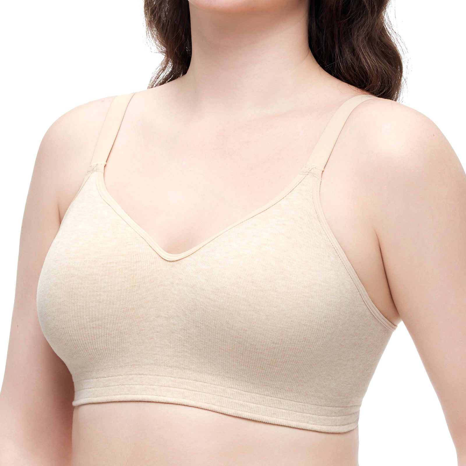 U.S. Cotton Seamless Wireless Everyday Bras