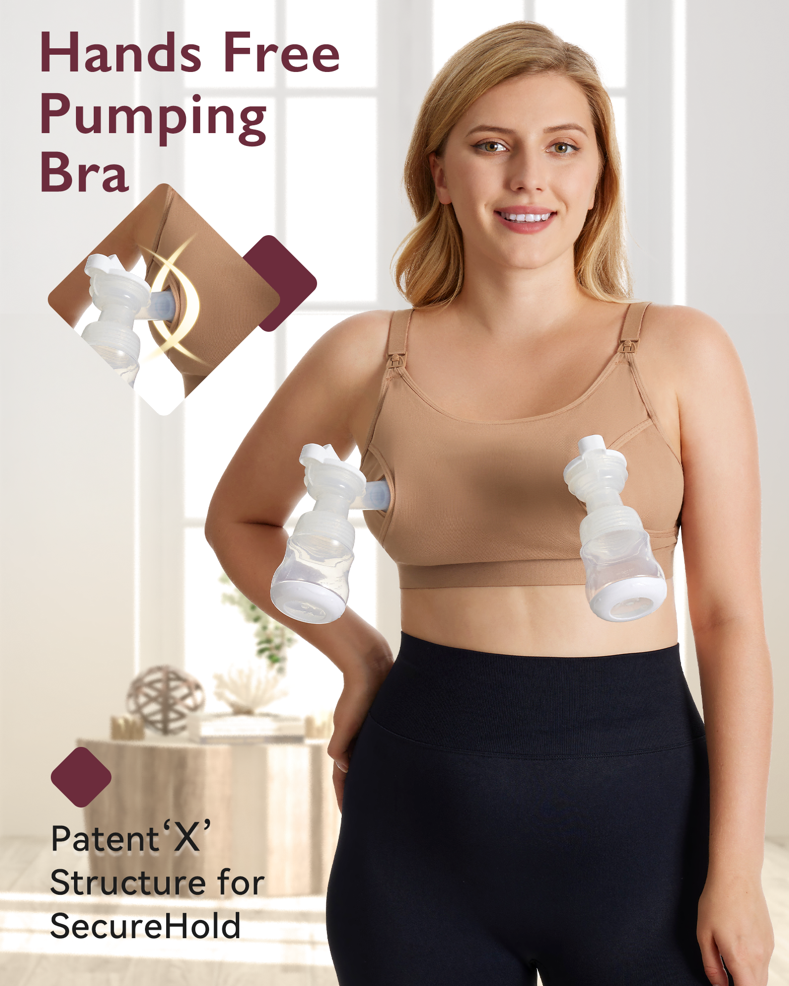 Original Hands-Free Pumping Bra | New Color