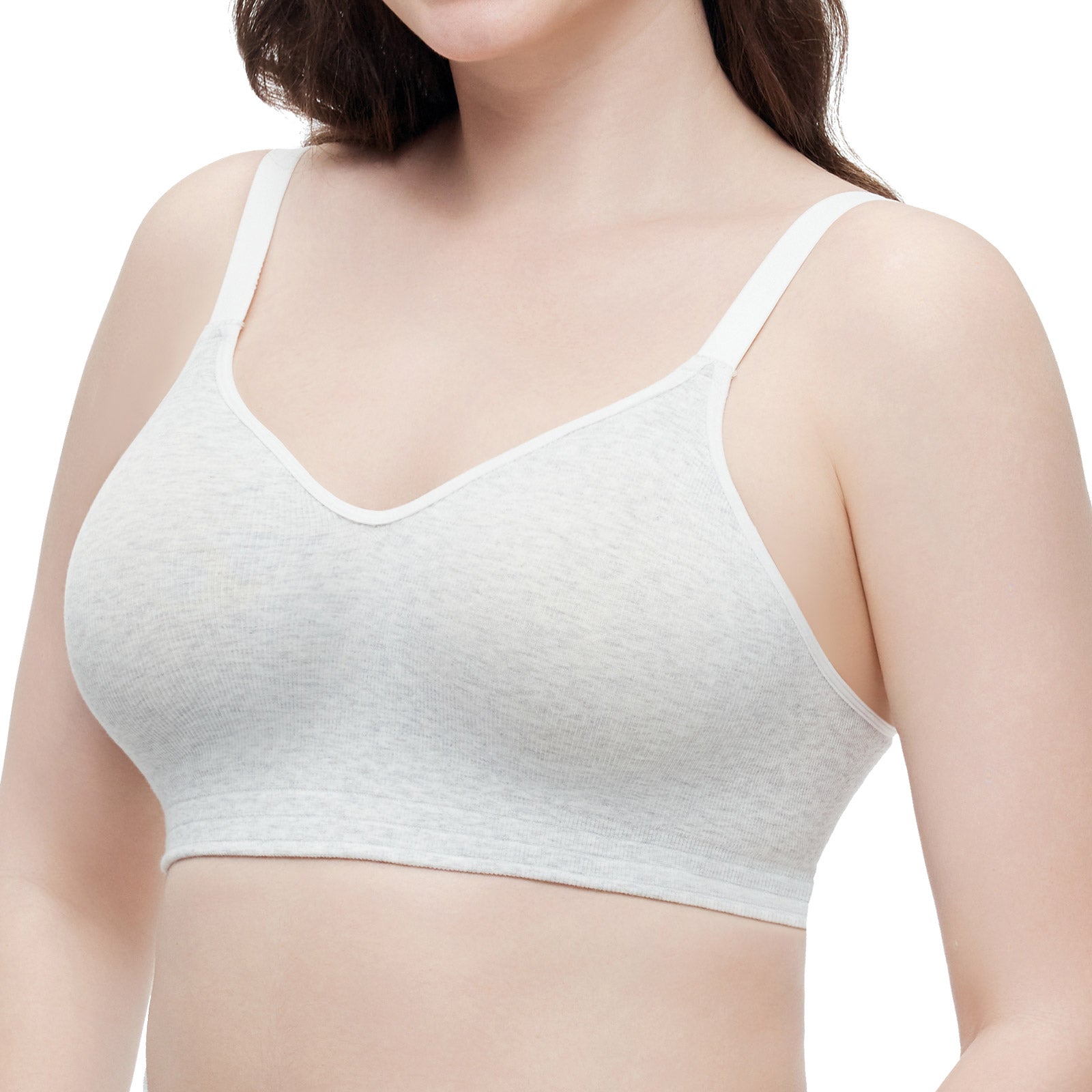 U.S. Cotton Seamless Wireless Everyday Bras