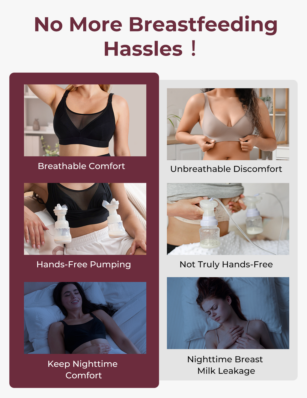 Ultra-Soft & Cool Breeze Pumping & Nursing Bra US