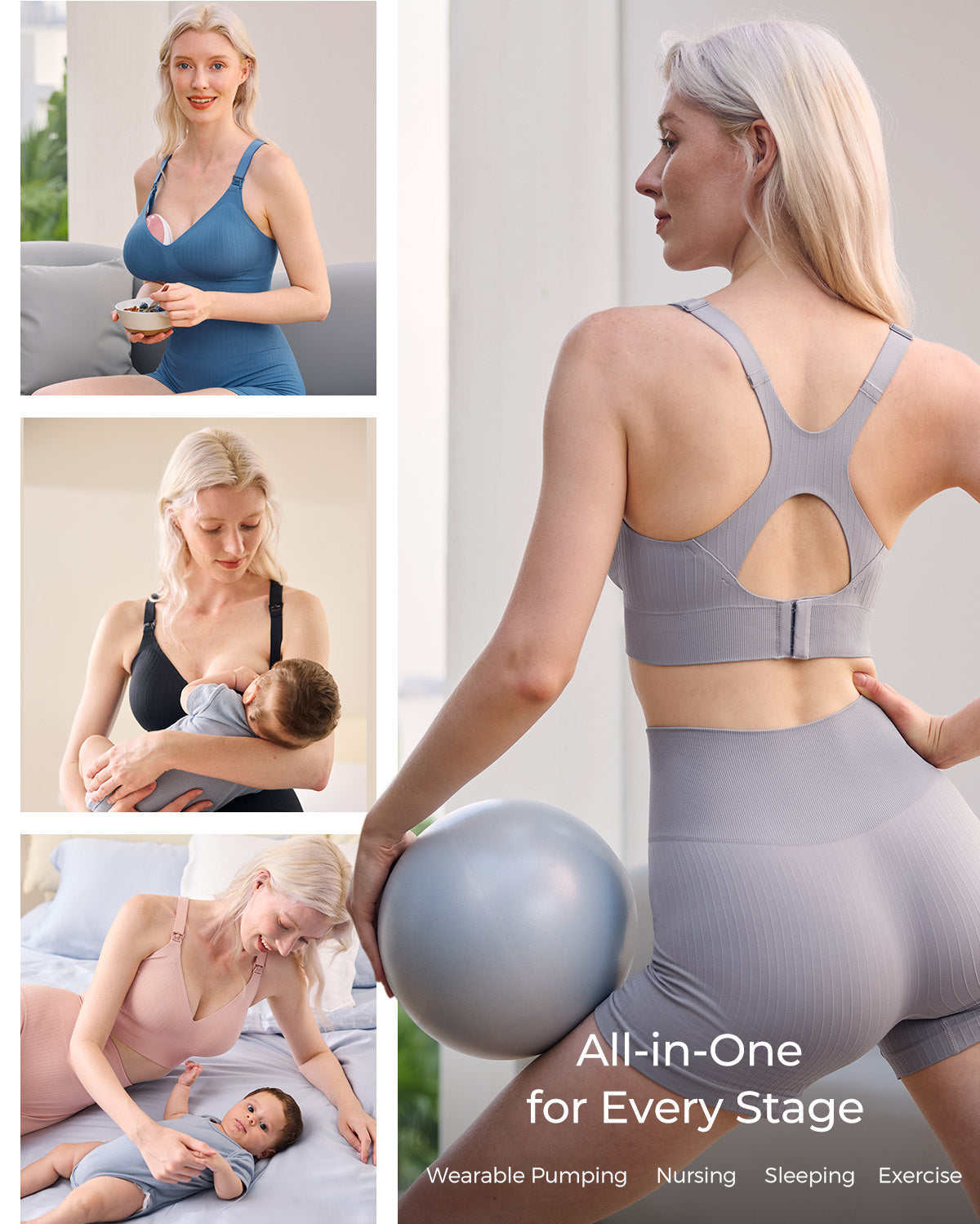 CoolFit Nursing Sports Bra - Racerback