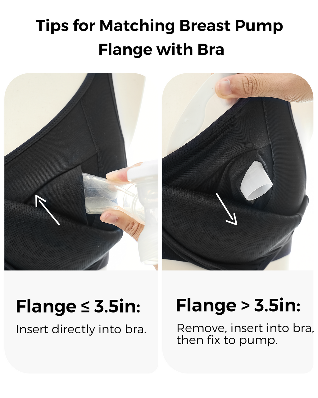 Tencel™ Fabric Seamless Breast Pump Bra