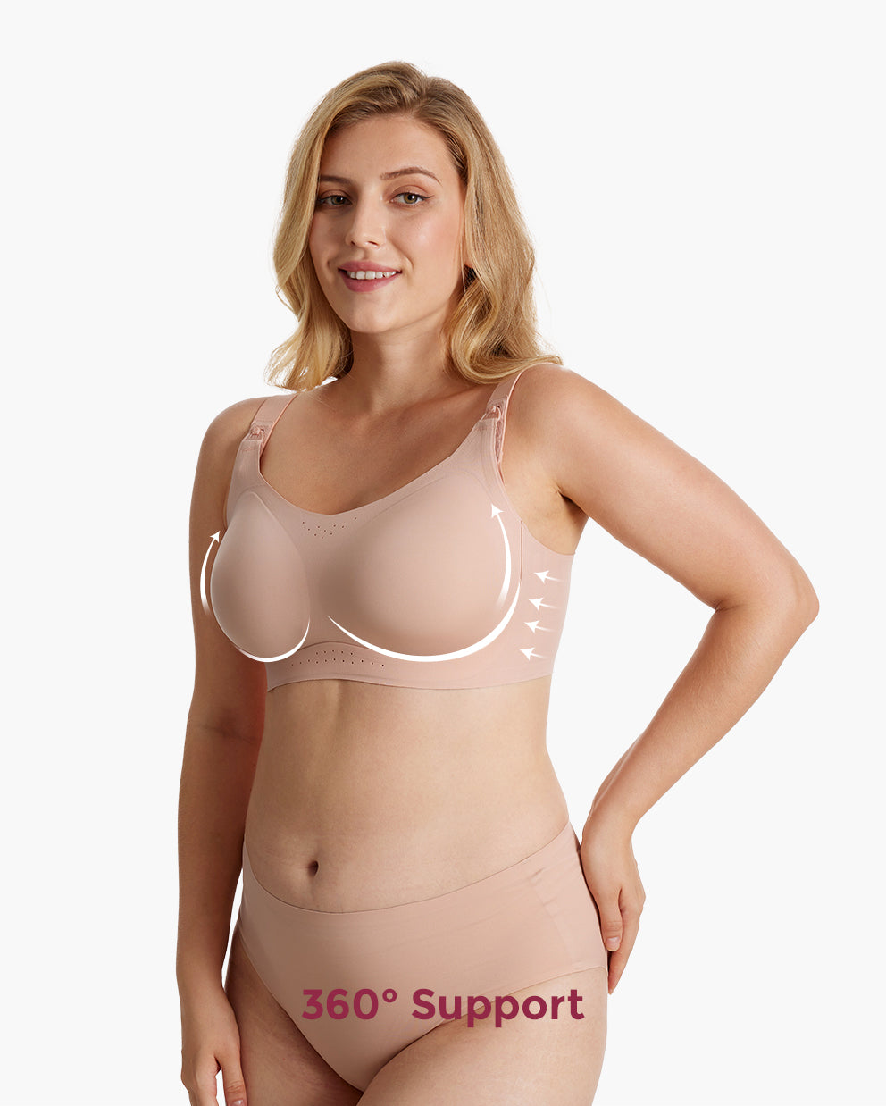 CozyFitClasp Wearable Breast Pumping Bra-HF006