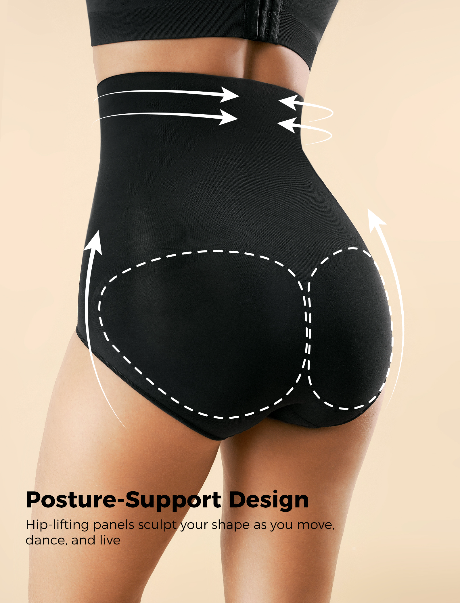 Seamless Tummy Shapewear Panties - Postpartum & Daily Dress