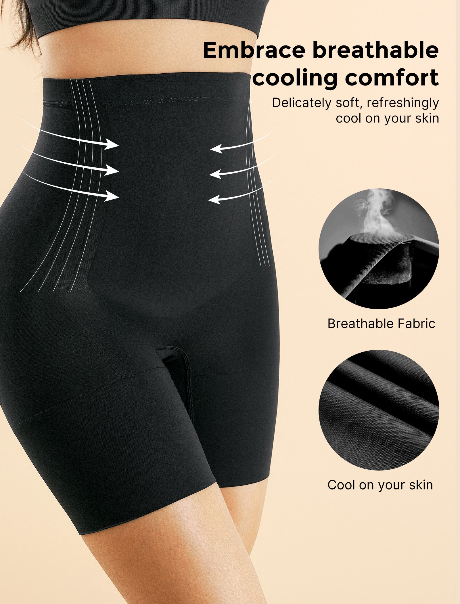 Seamless Tummy Shapewear Shorts - Postpartum & Daily Dress