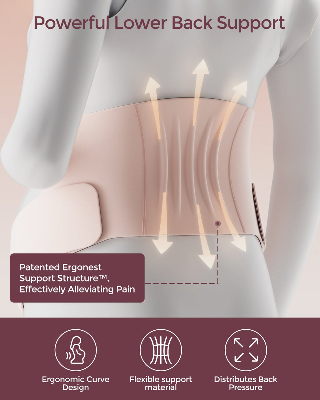 Pregnancy Comfort Bundle: Ergonest Belly Band and Ultra Soft Seamless Nursing Bra YN21