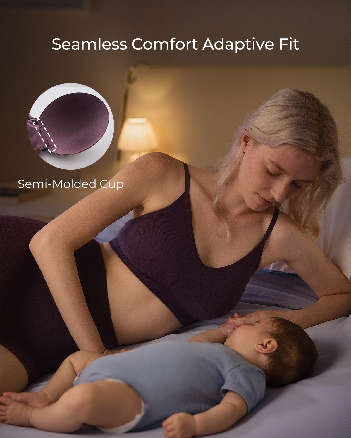 Seamless Sleep Bra - Wireless, Stretchy & Soft