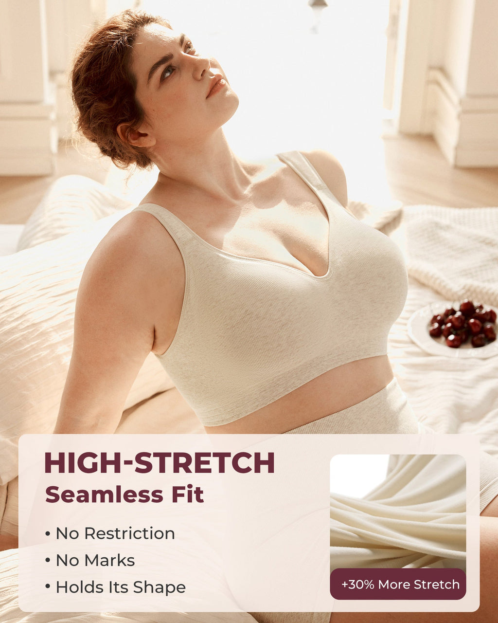 Seamless U.S. Cotton Busty Everyday Bras