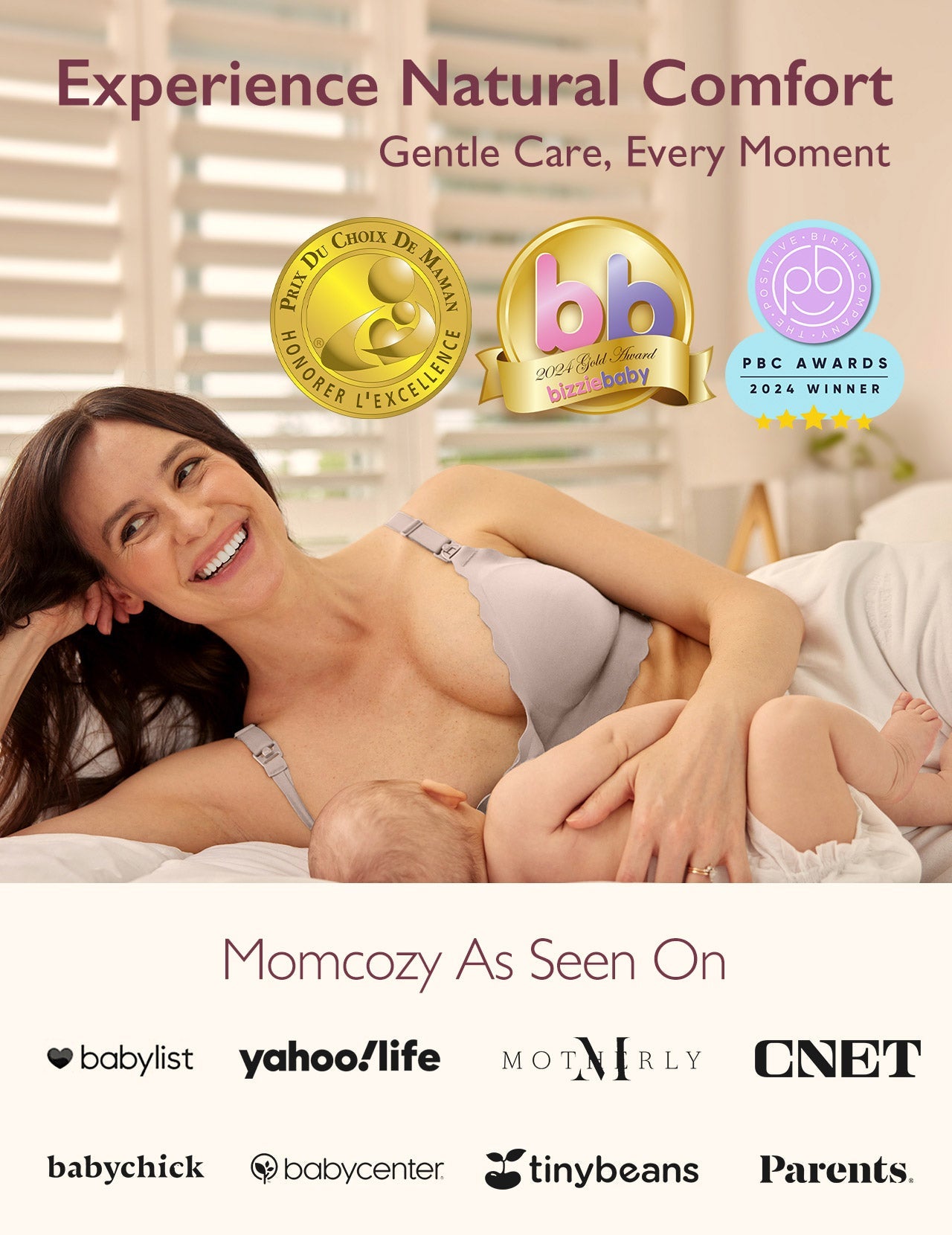 Jelly Strip Seamless Nursing Bra YN46 - Designed for M9 Pump