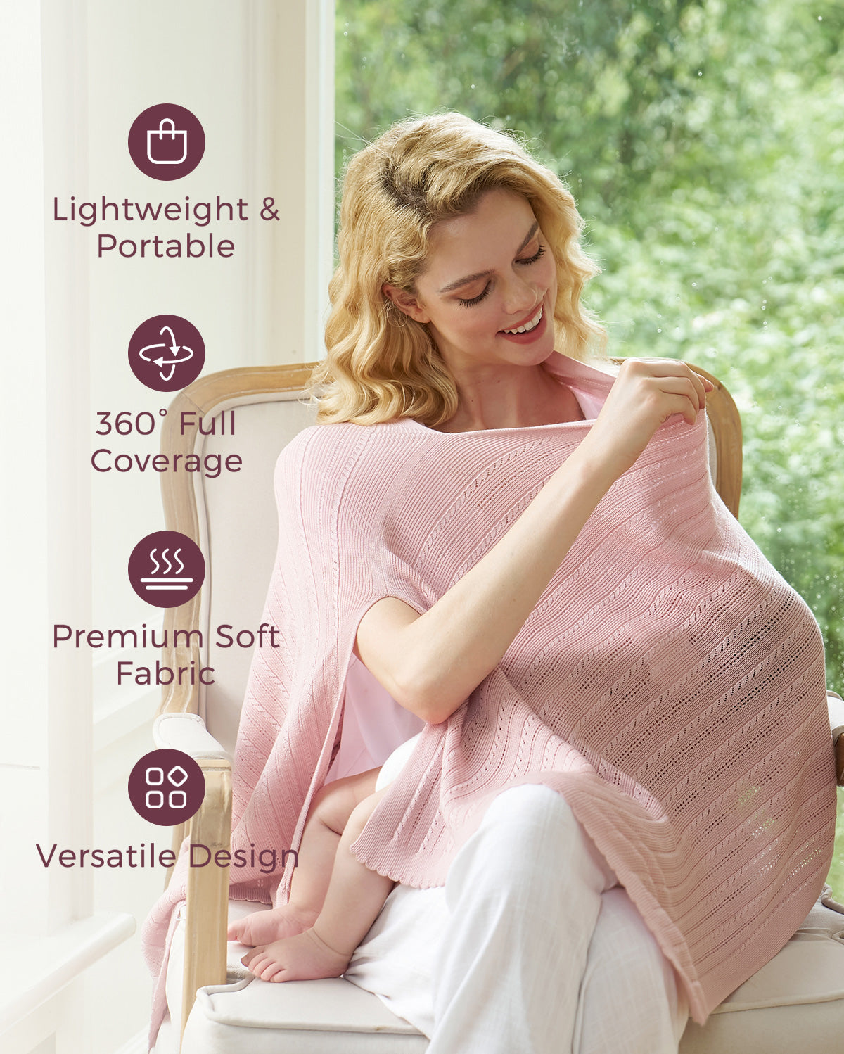 Tencel™ Lyocell Fabric Ultra-Light Nursing Cover