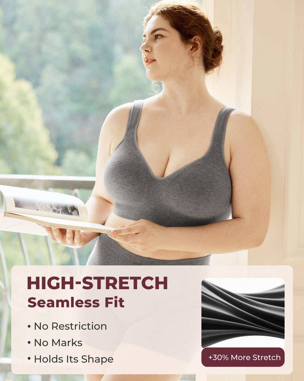 Seamless U.S. Cotton Busty Everyday Bras