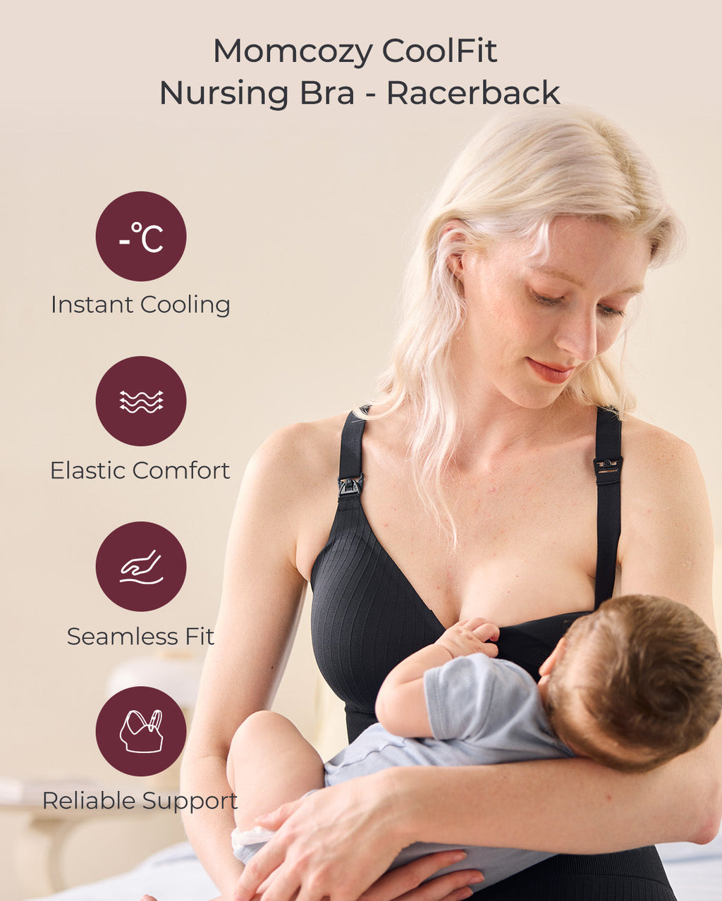 CoolFit Nursing Sports Bra - Racerback