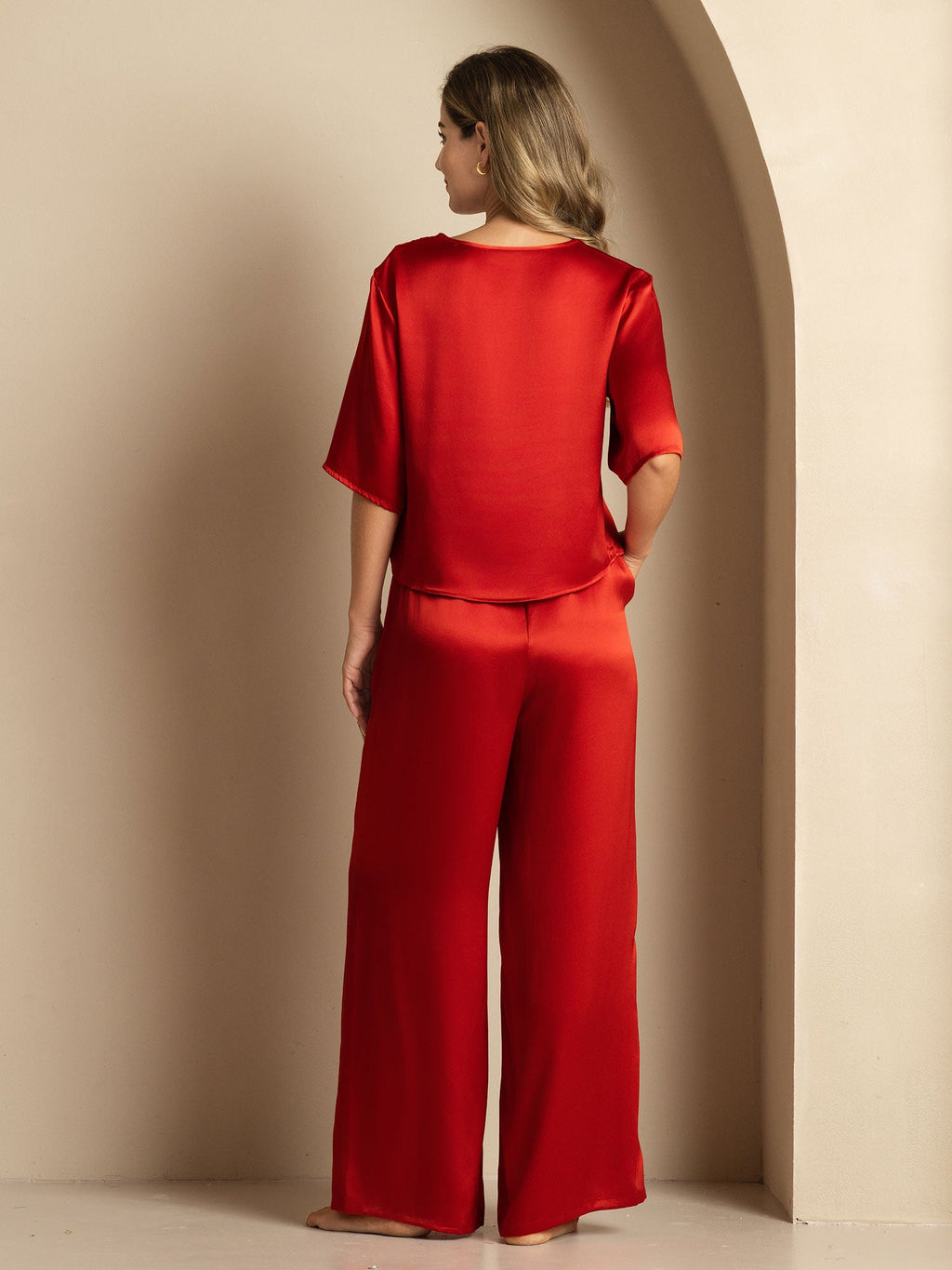 Women‘s Pure Silk Pajama Set