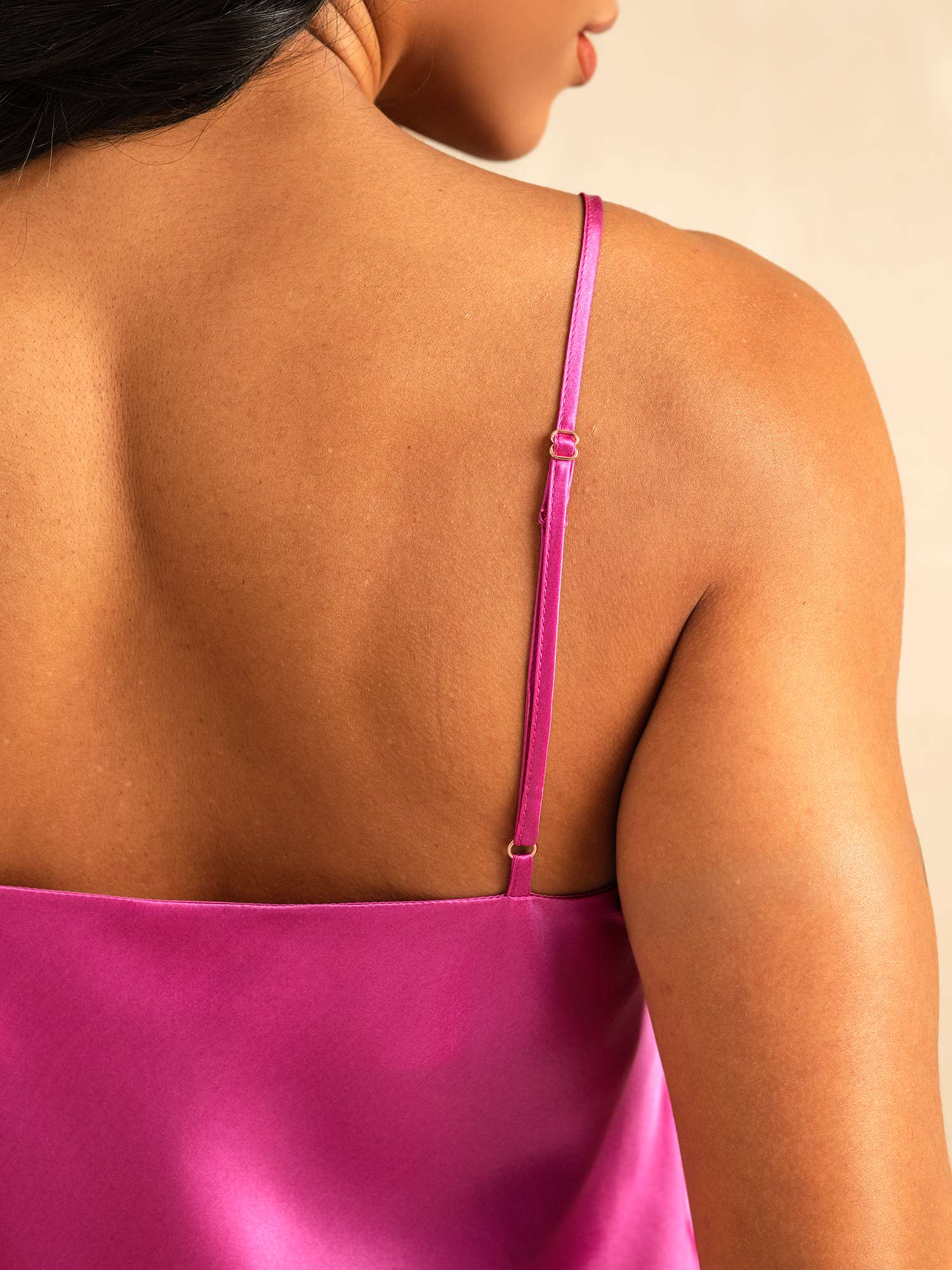 Pure Silk Spaghetti Strap Camisole Set 2Pcs