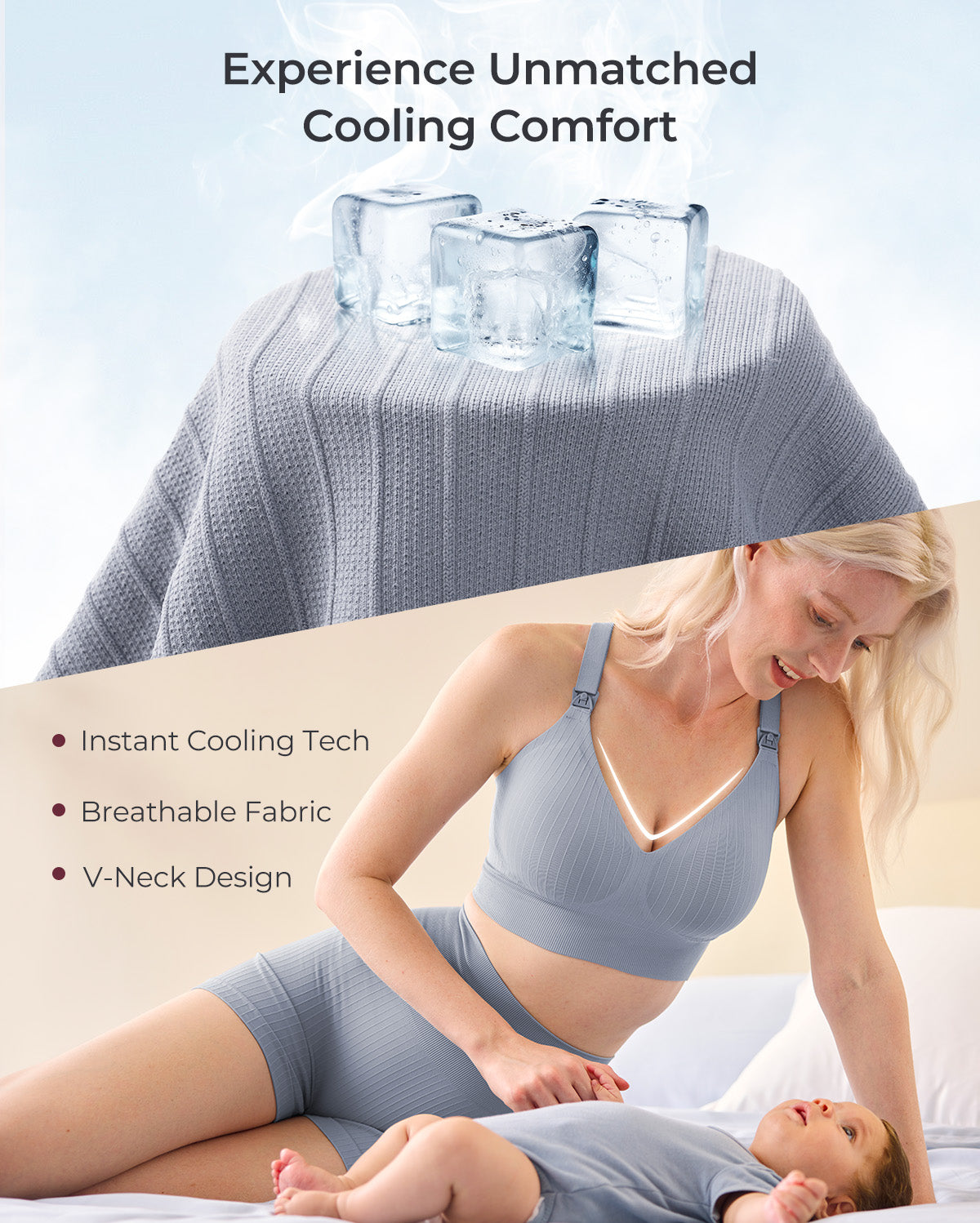 CoolFit Nursing Sports Bra - Racerback