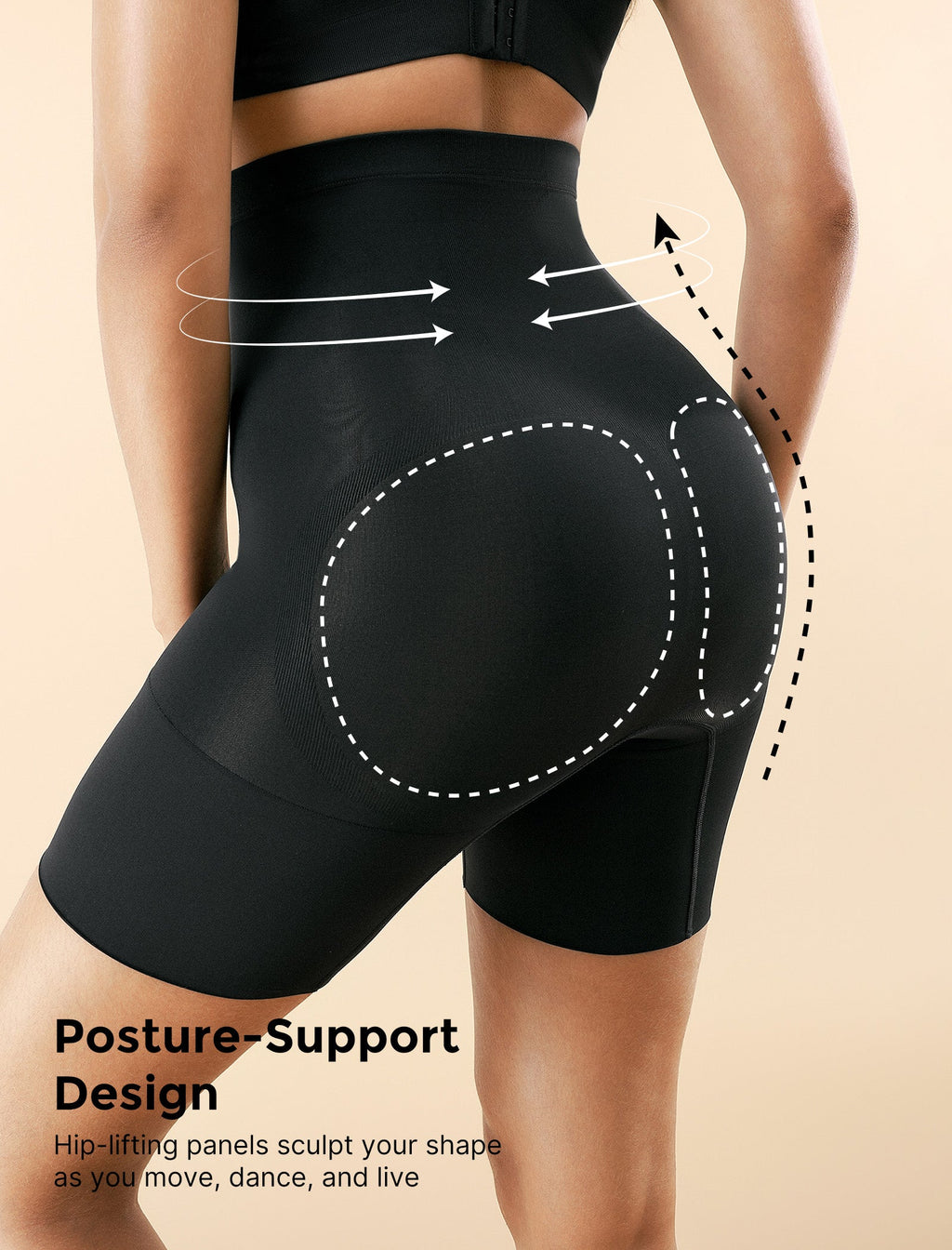 Seamless Tummy Shapewear Shorts - Postpartum & Daily Dress