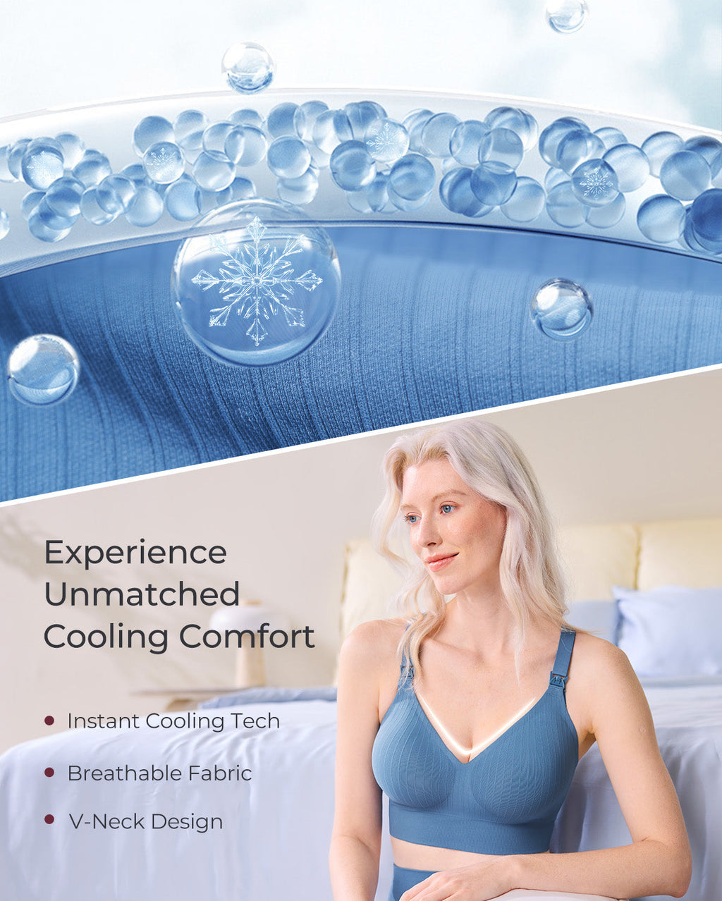 CoolFit Nursing Sports Bra - Racerback