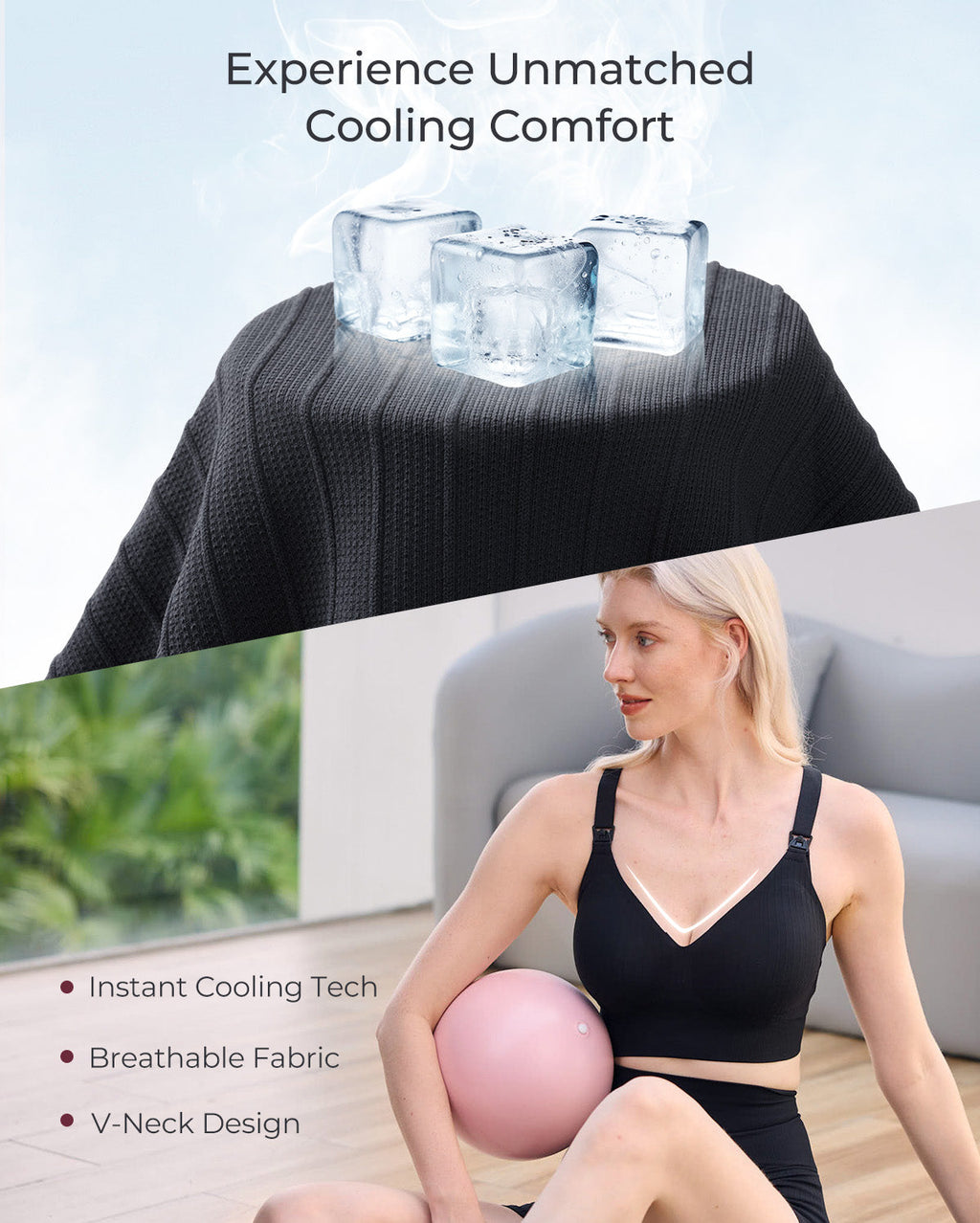 CoolFit Nursing Sports Bra - Racerback