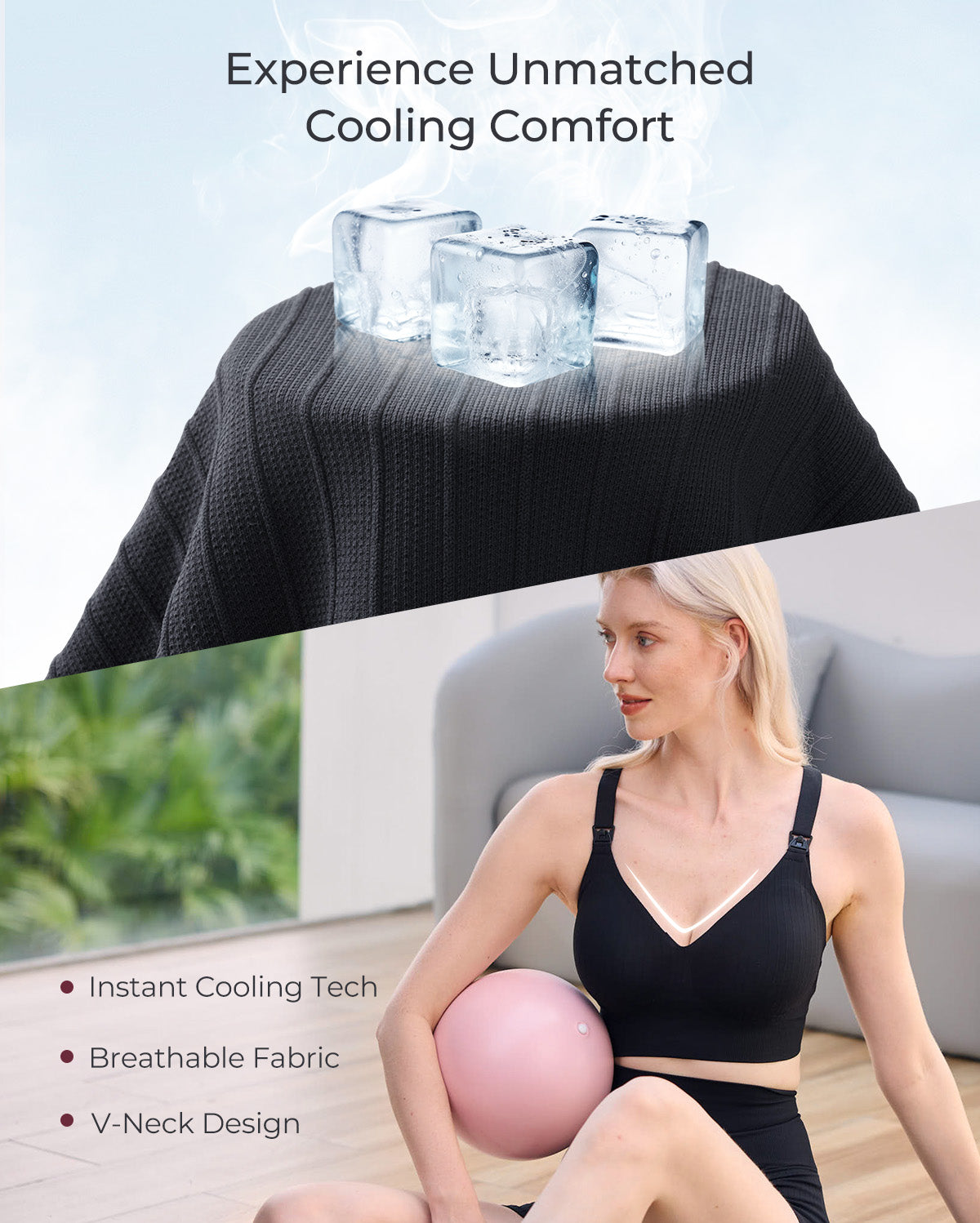 CoolFit Nursing Sports Bra - Racerback