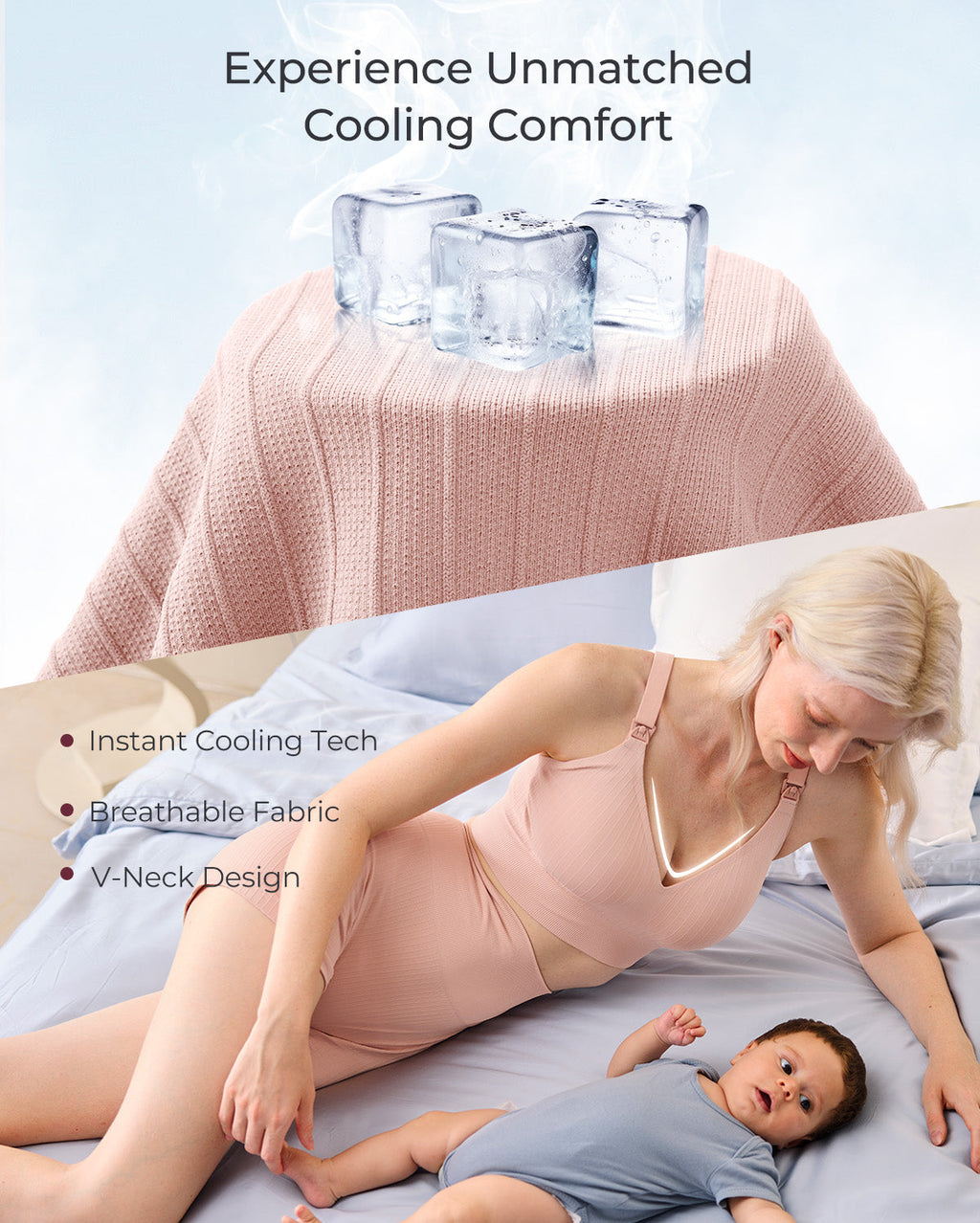 CoolFit Nursing Sports Bra - Racerback