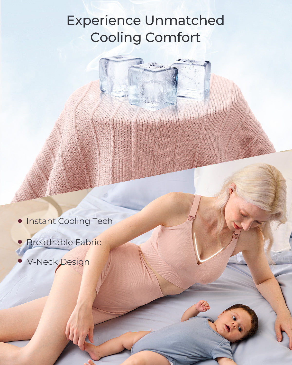 CoolFit Nursing Sports Bra - Racerback