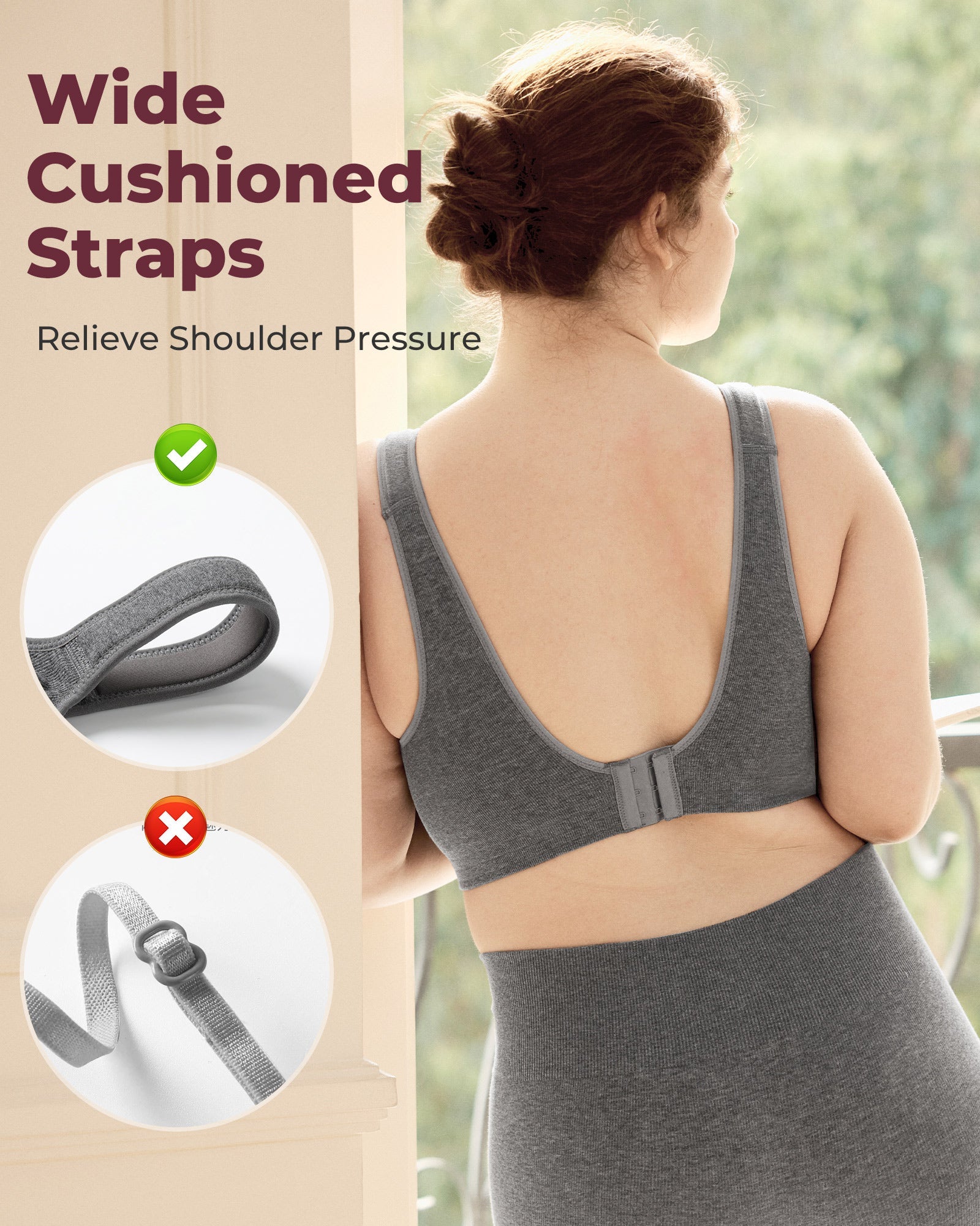 Seamless U.S. Cotton Busty Everyday Bras