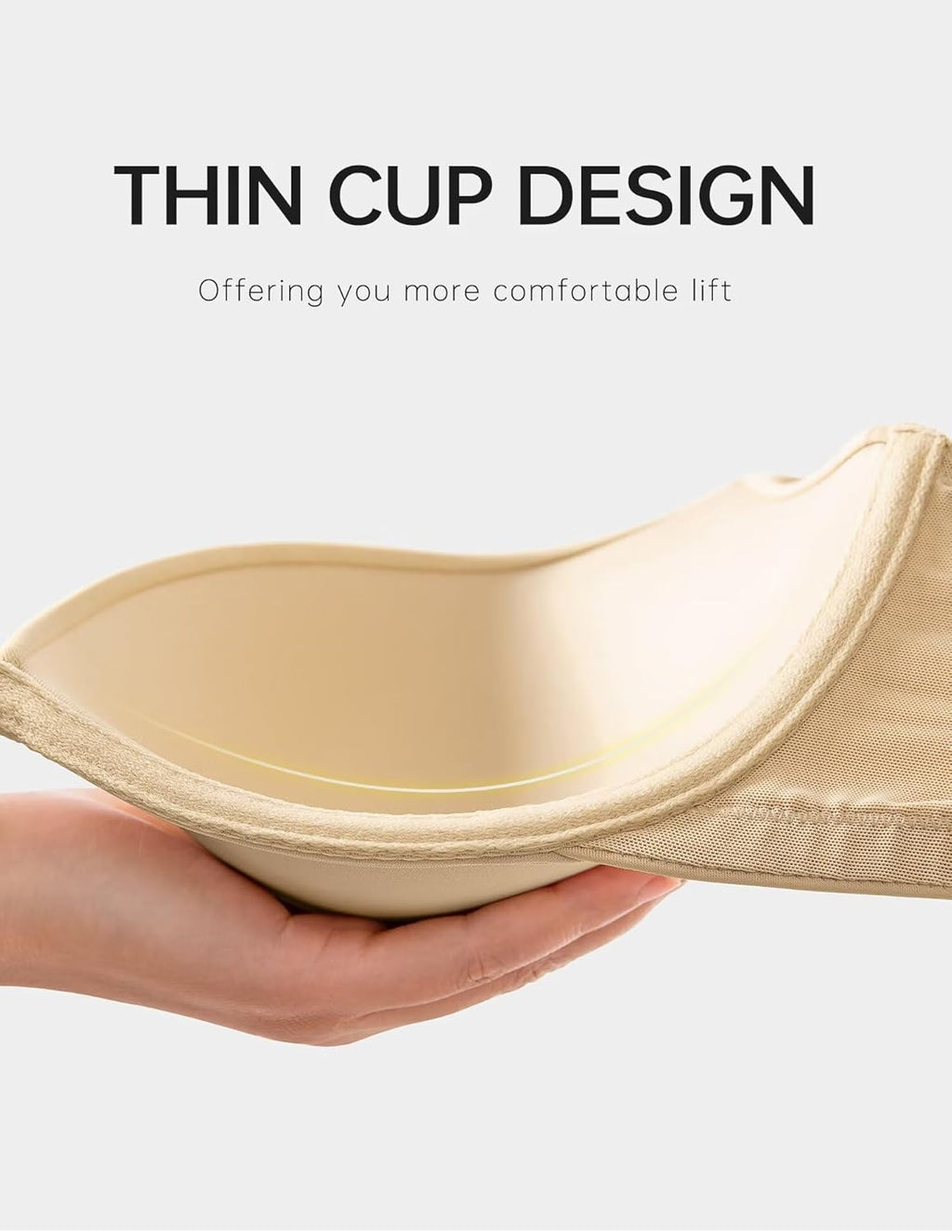 Push Up Bra Deep V Plunge Underwire T-Shirt Bra Multiway 2 Cups Up