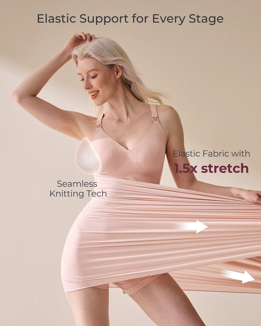 CoolFit Nursing Sports Bra - Racerback