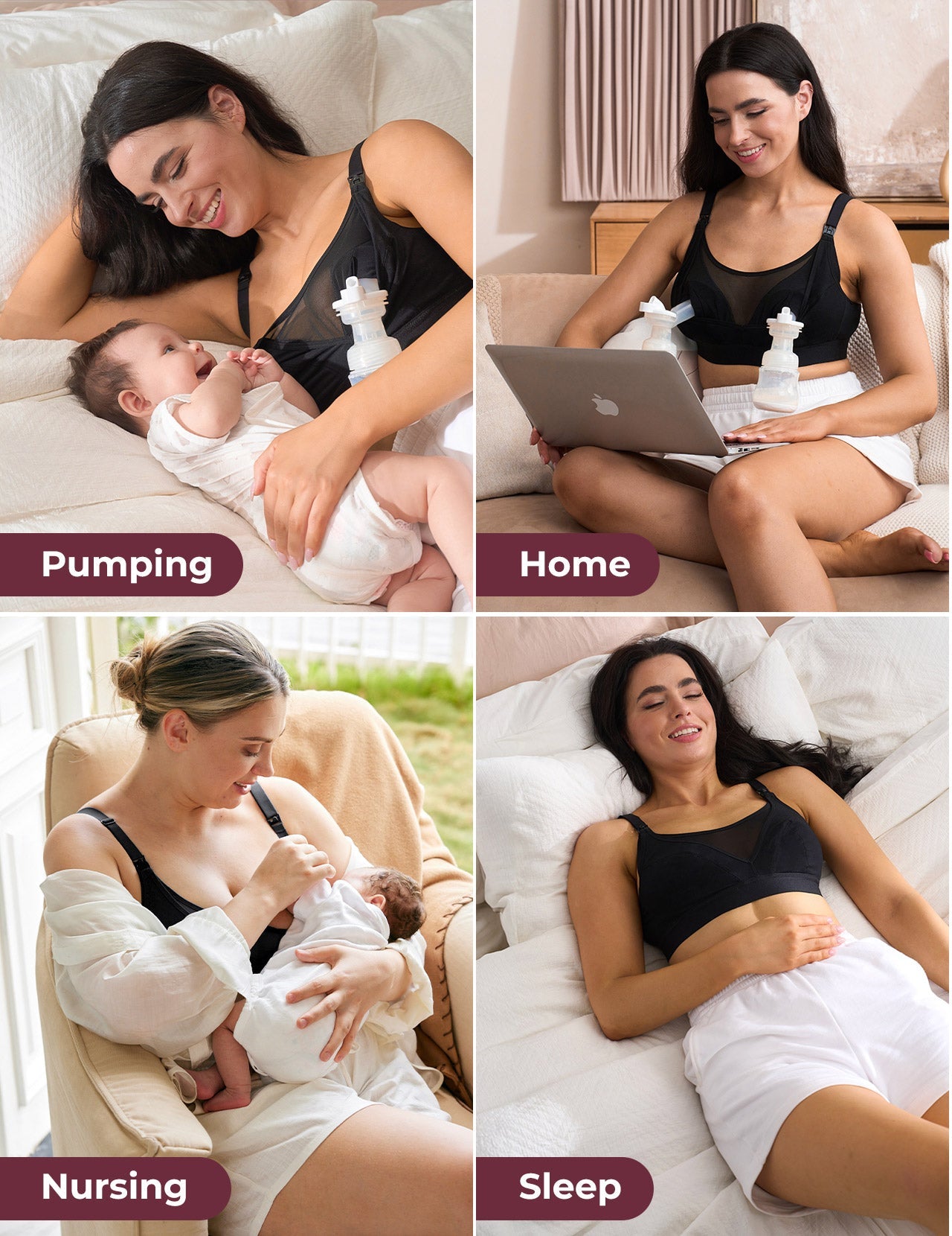 Ultra-Soft & Cool Breeze Pumping & Nursing Bra US