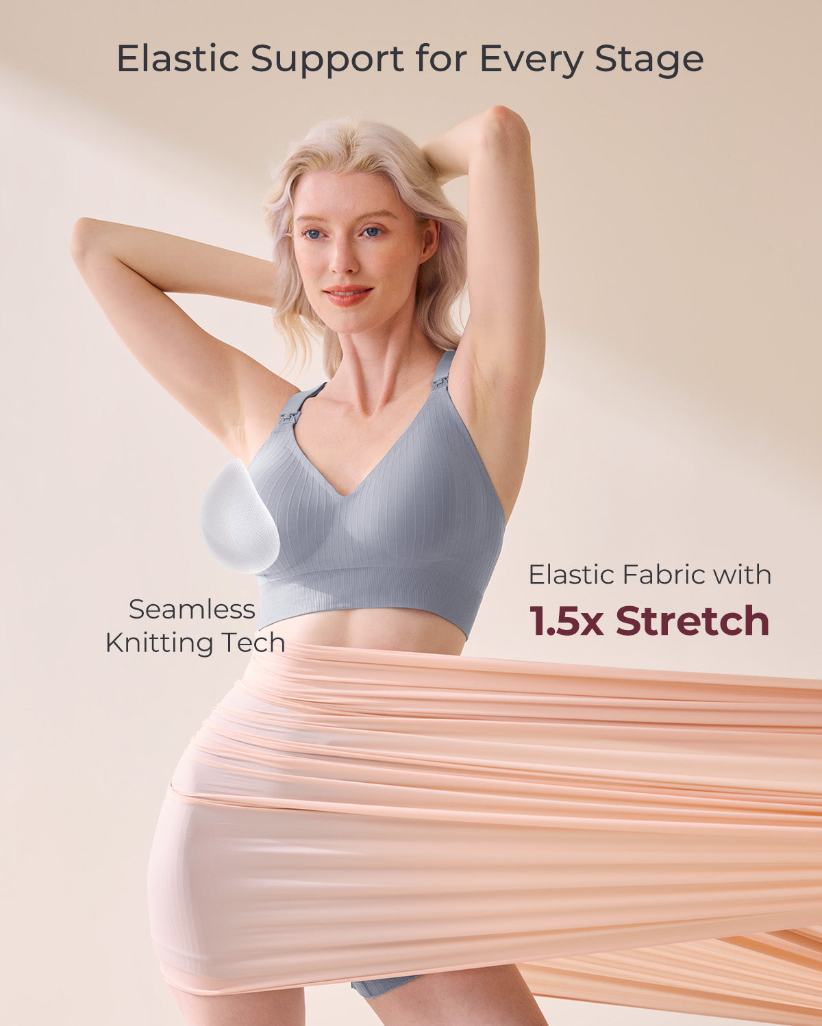 CoolFit Nursing Sports Bra - Racerback