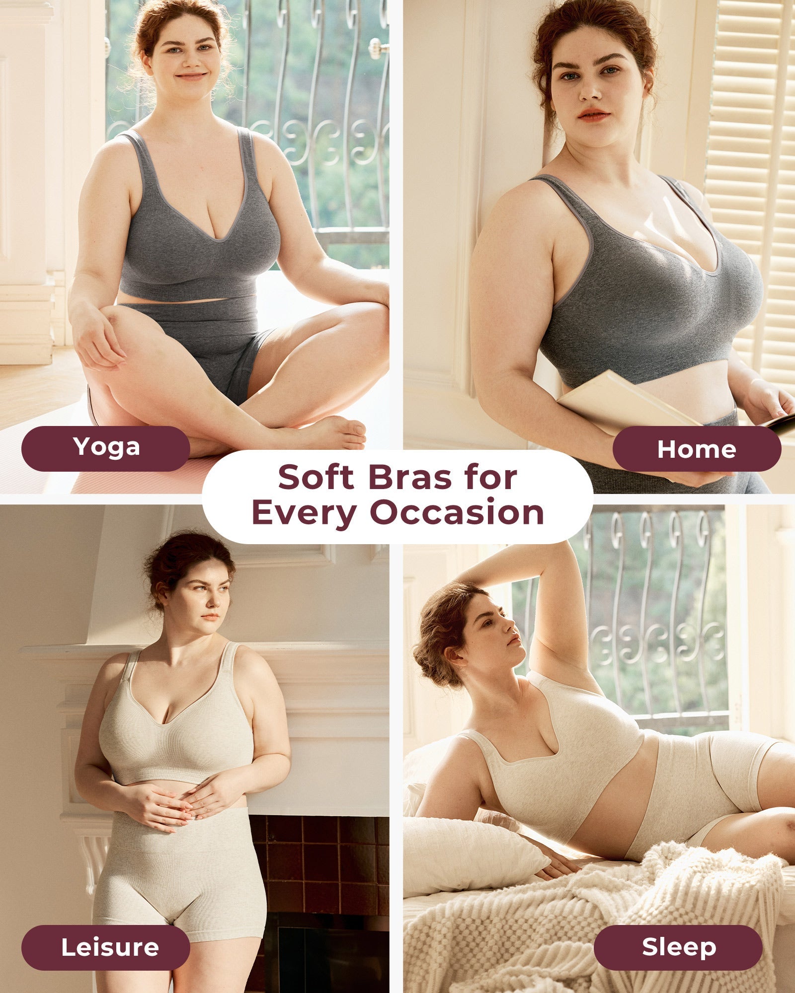 Seamless U.S. Cotton Busty Everyday Bras
