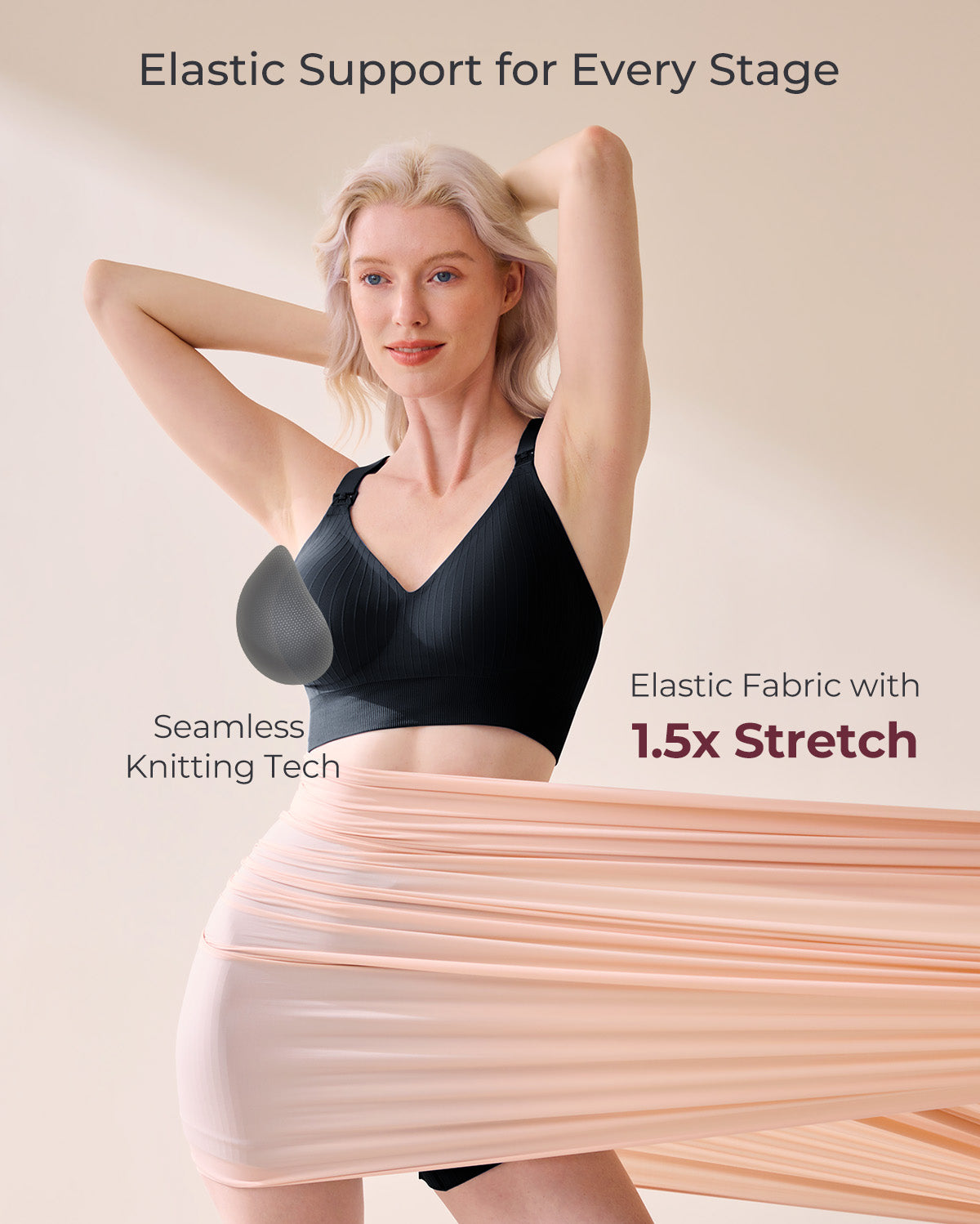 CoolFit Nursing Sports Bra - Racerback