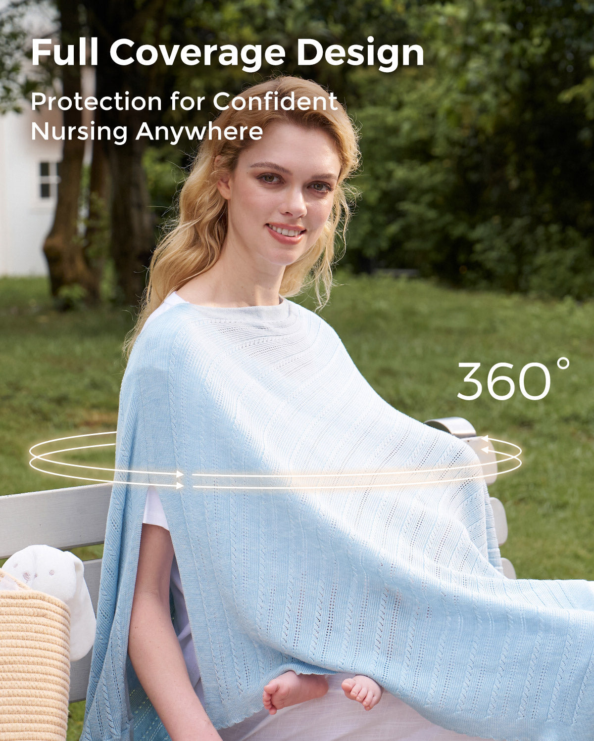 Tencel™ Lyocell Fabric Ultra-Light Nursing Cover