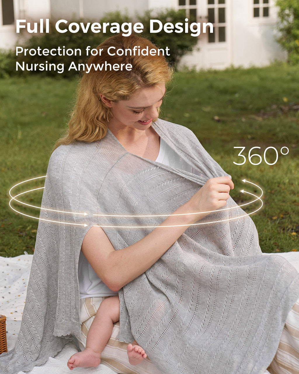 Tencel™ Lyocell Fabric Ultra-Light Nursing Cover