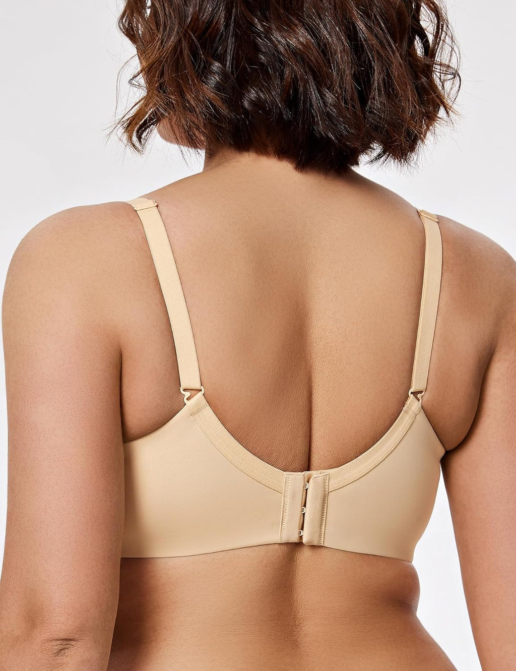 Push Up Bra Deep V Plunge Underwire T-Shirt Bra Multiway 2 Cups Up