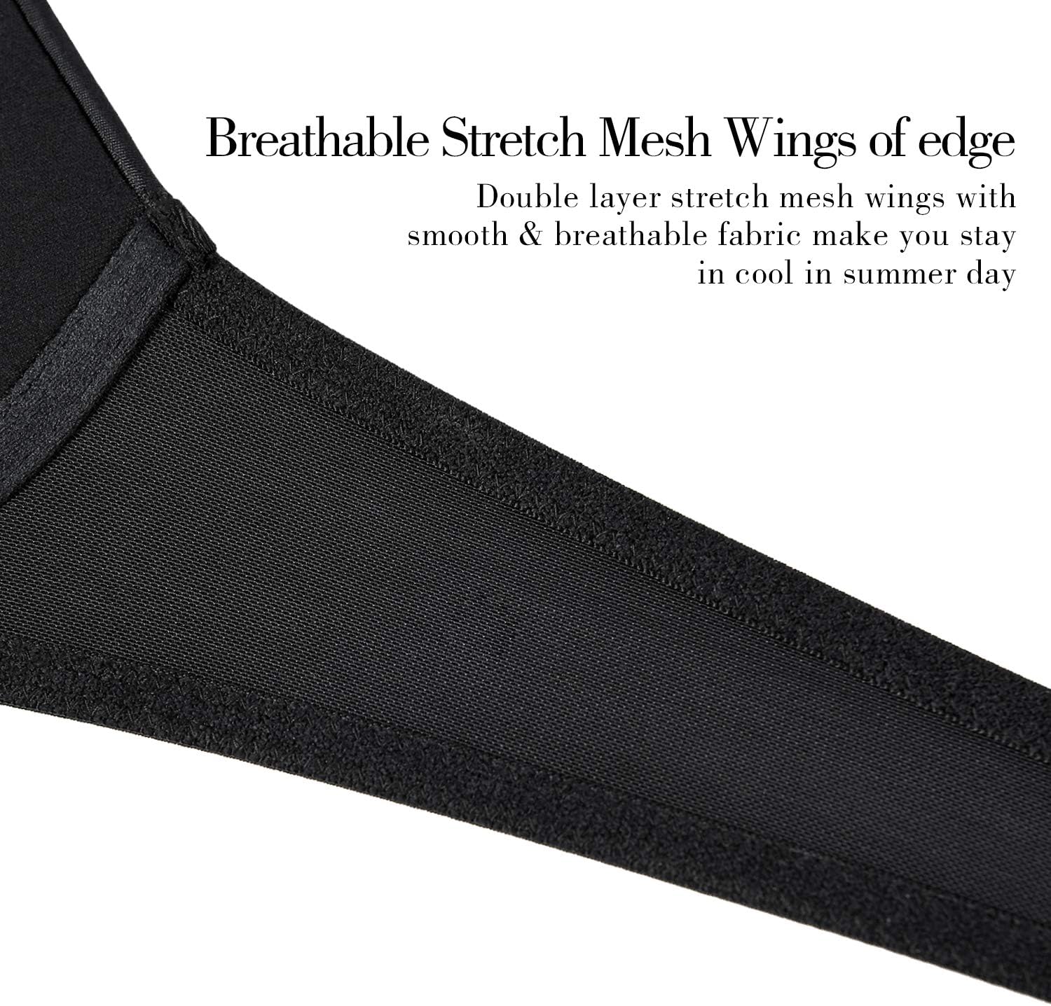 Push Up Bra Deep V Plunge Underwire T-Shirt Bra Multiway 2 Cups Up