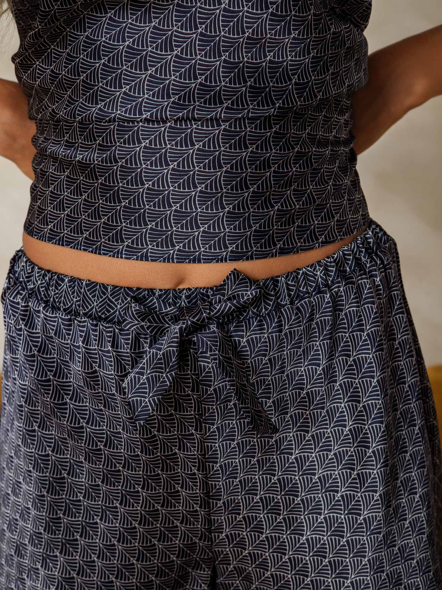 Spaghetti Strap Pure Silk Camisole Set