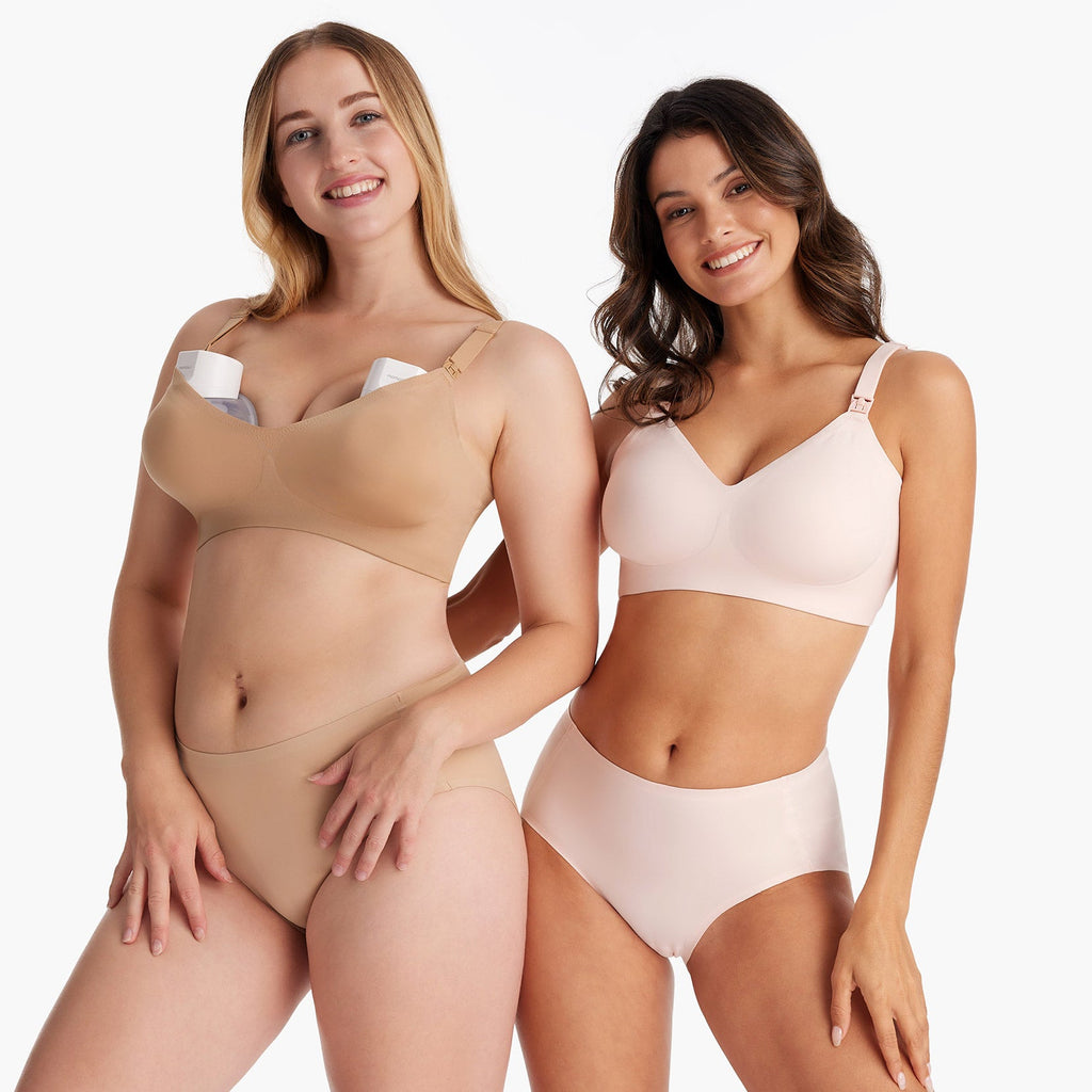 Ultra Soft Seamless Nursing Bra YN21 - Designed for M5 Pump