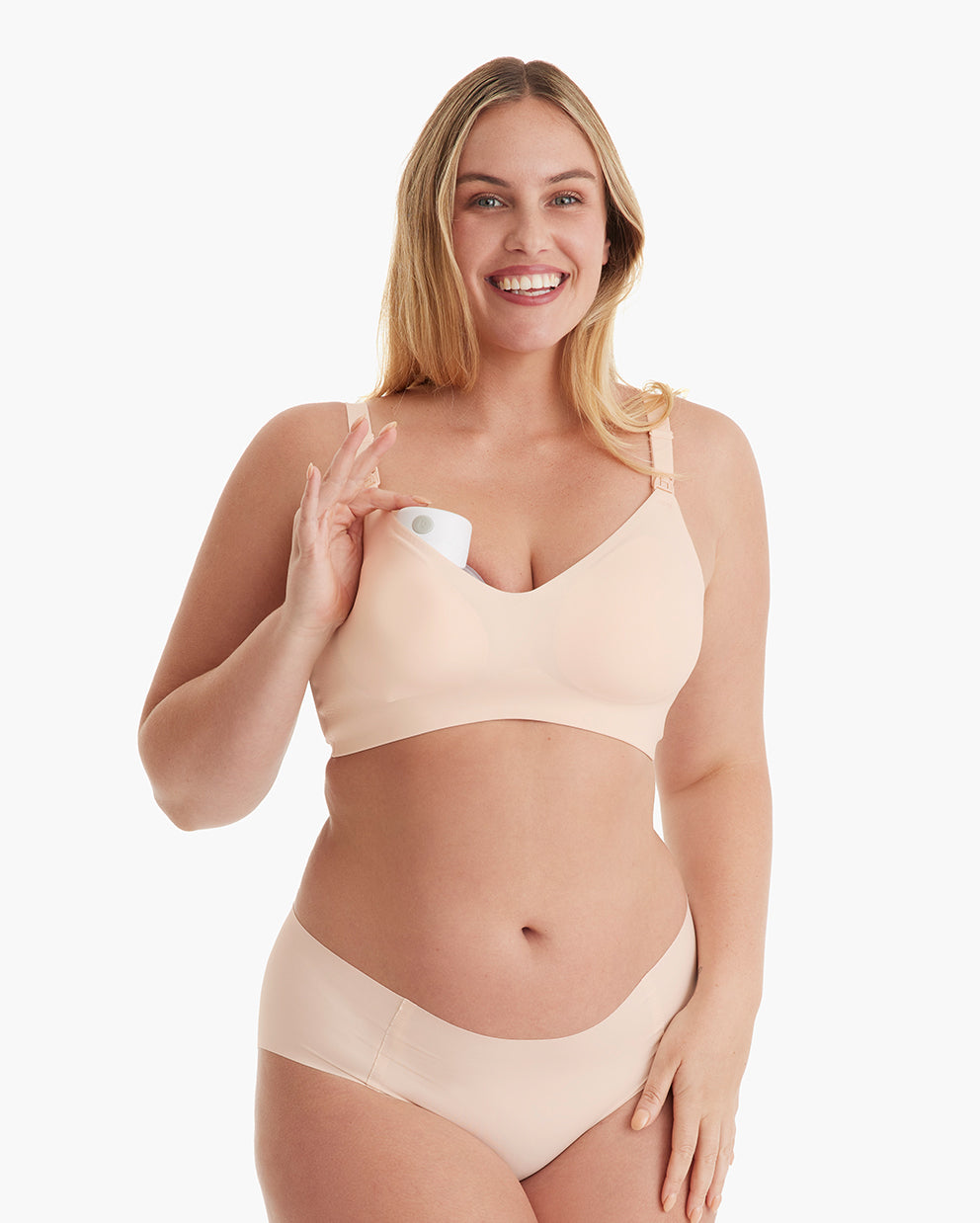 Ultra Soft Seamless Nursing Bra YN21 - Designed for M5 Pump