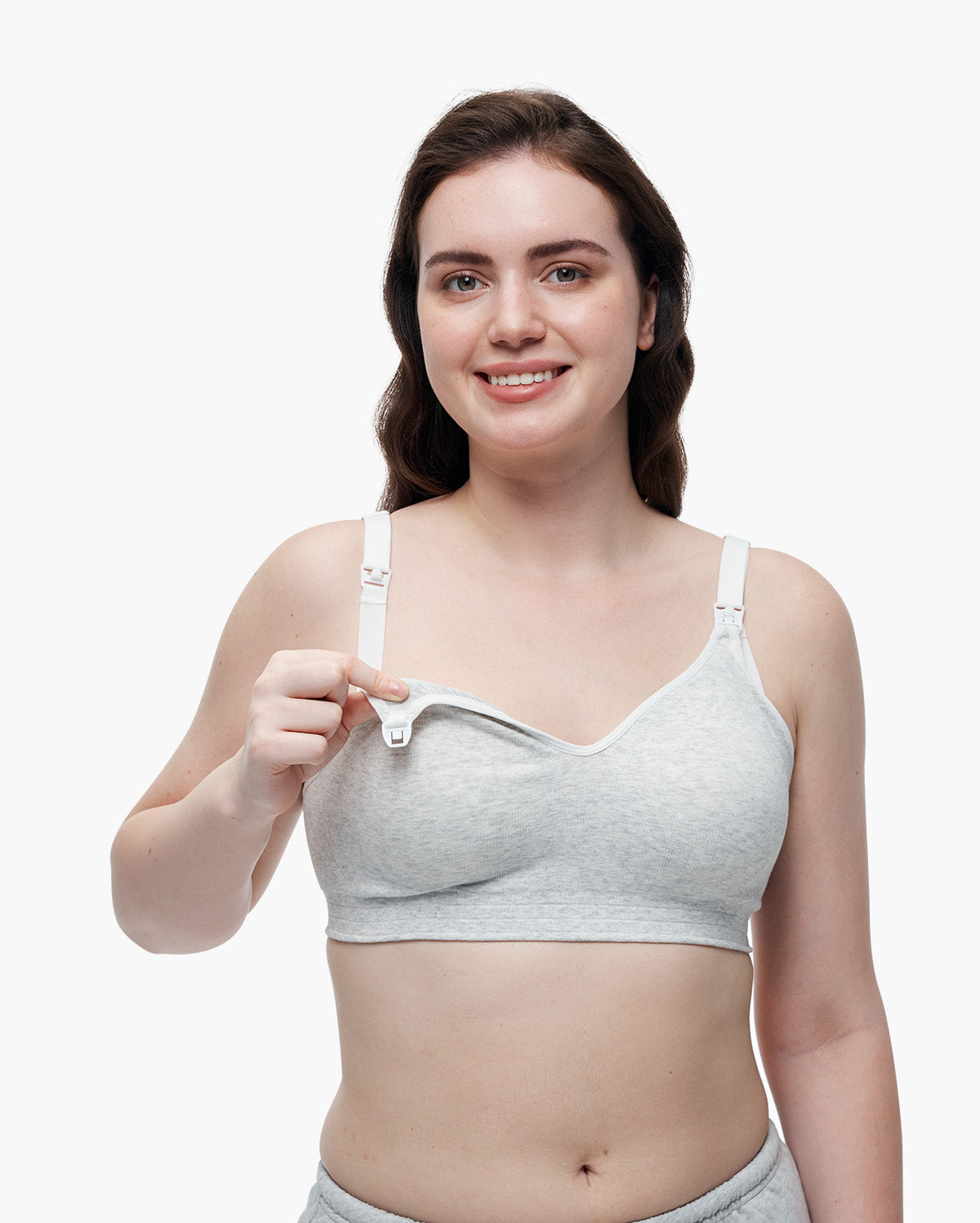Soft U.S. Cotton Seamless Maternity Bra